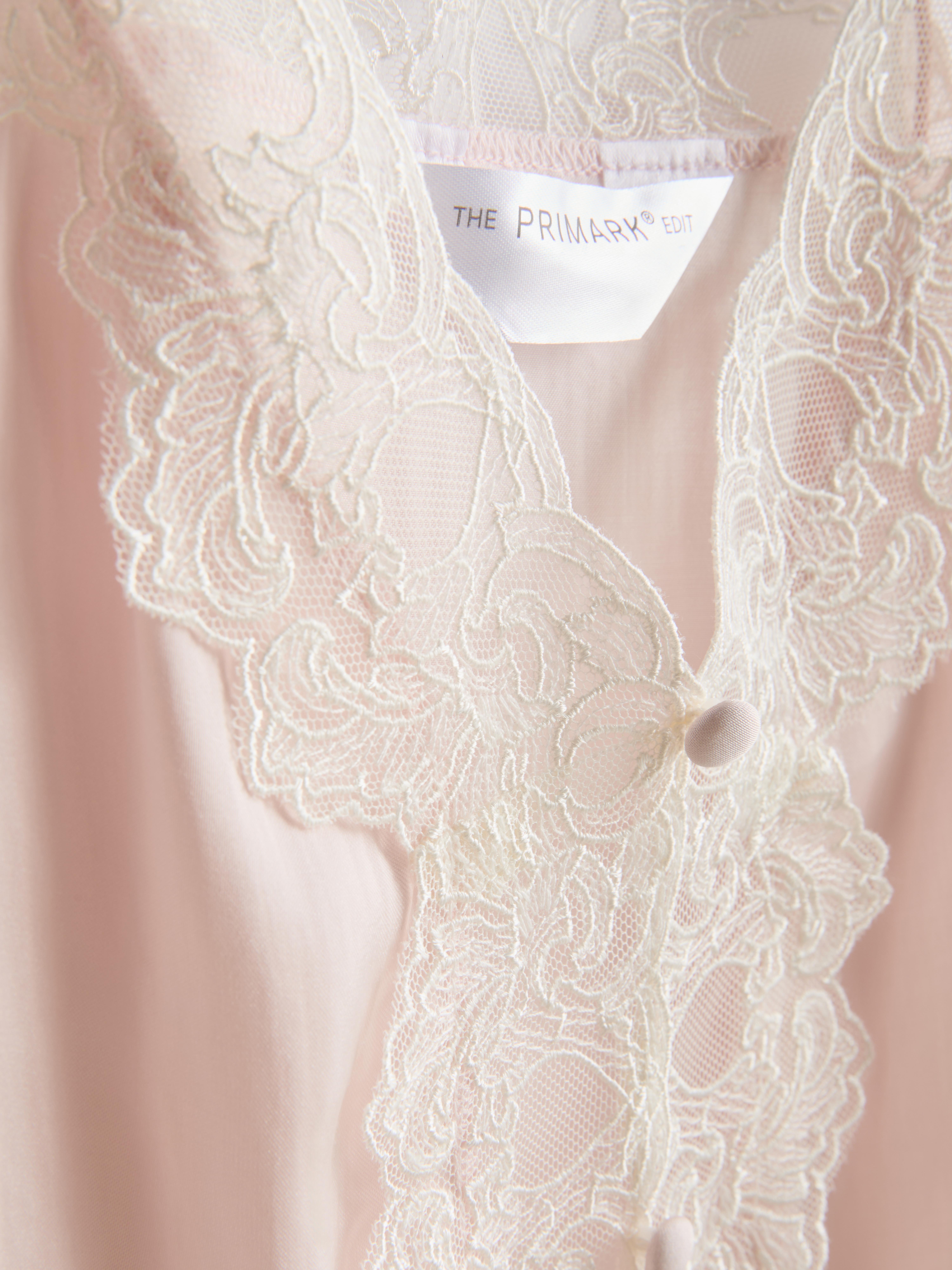 Góra od piżamy na ramiączkach z koronką The Edit