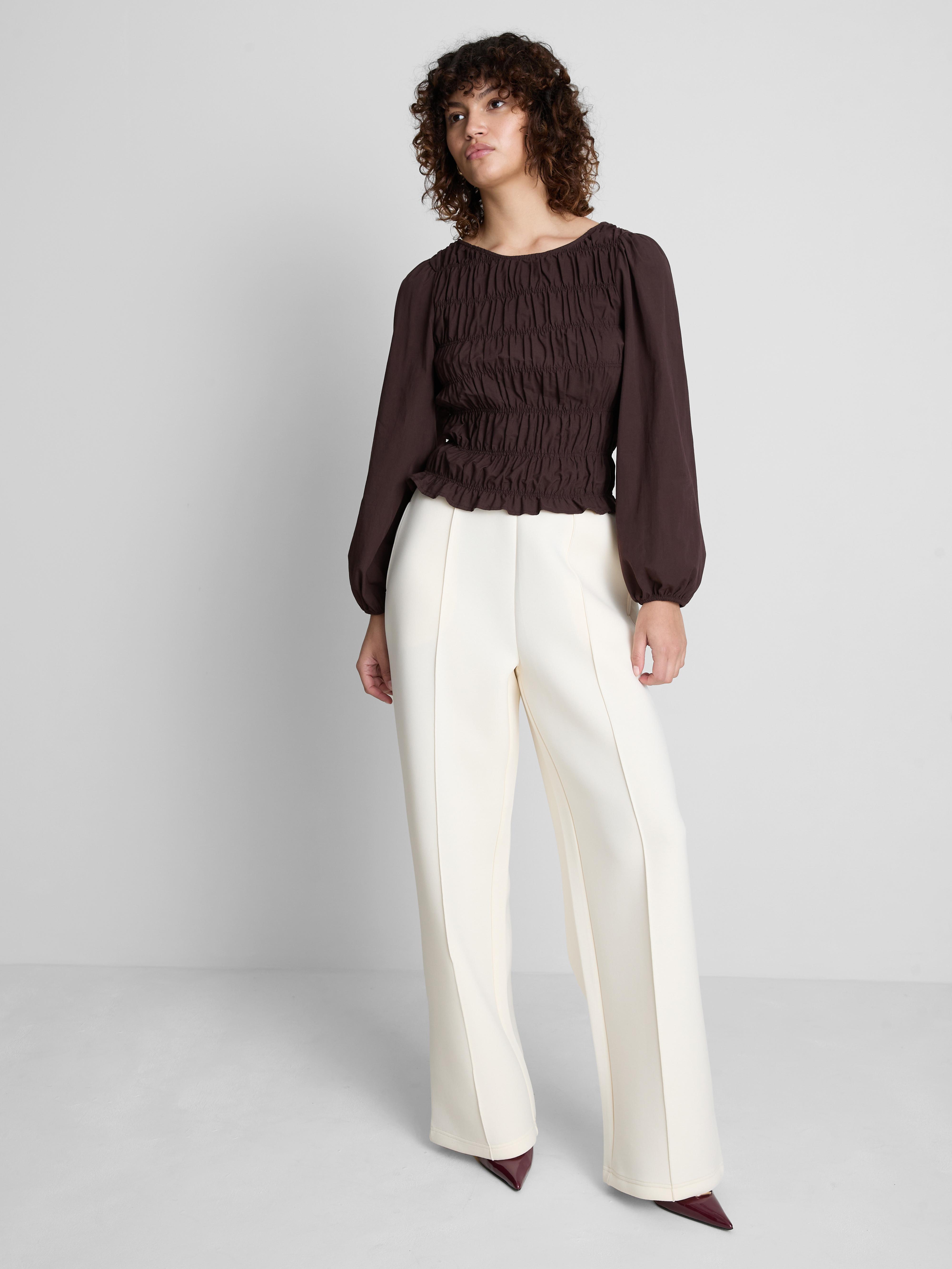 Shirred Bodice Blouse