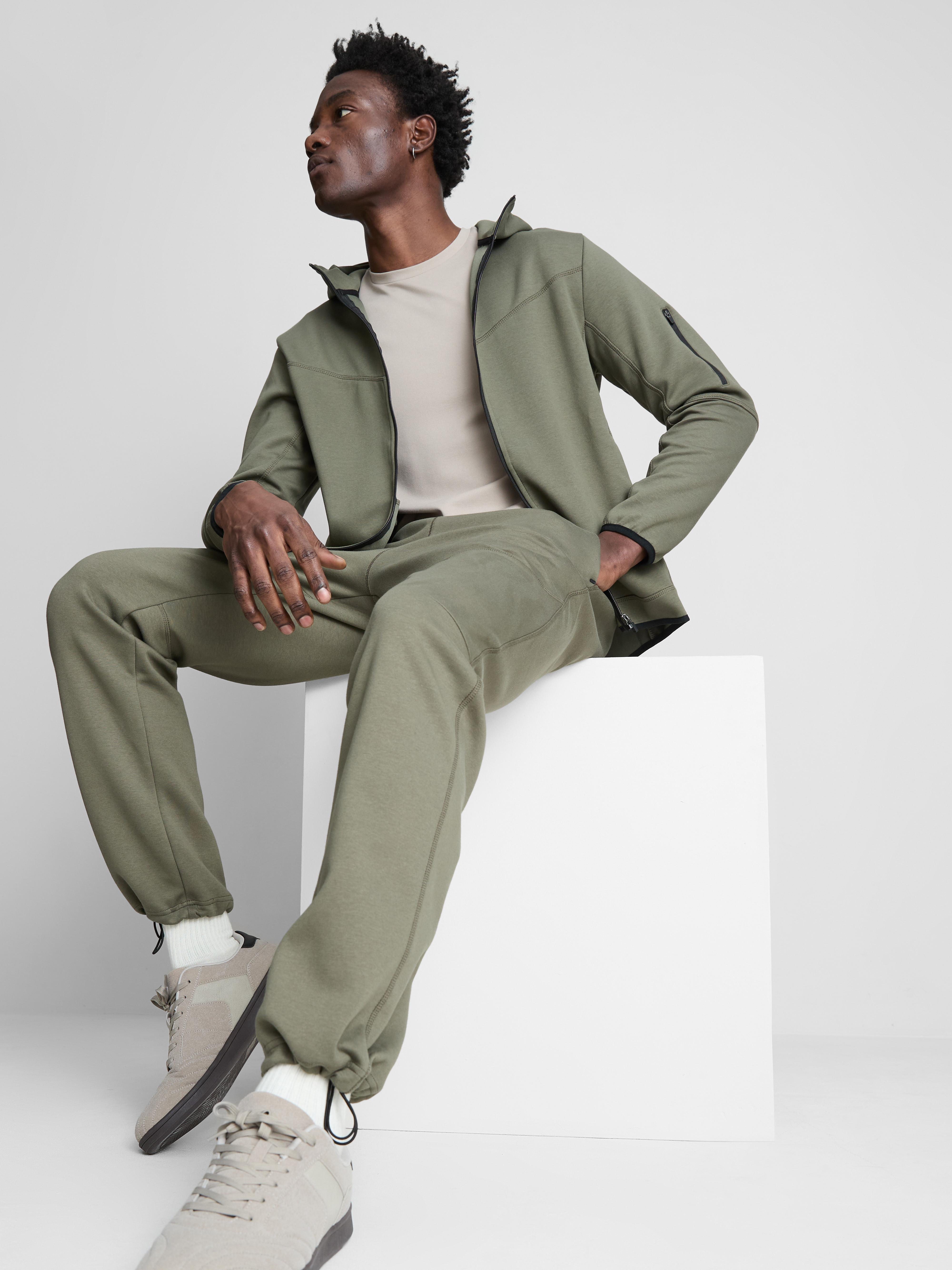 Men's Olive Performance Joggers