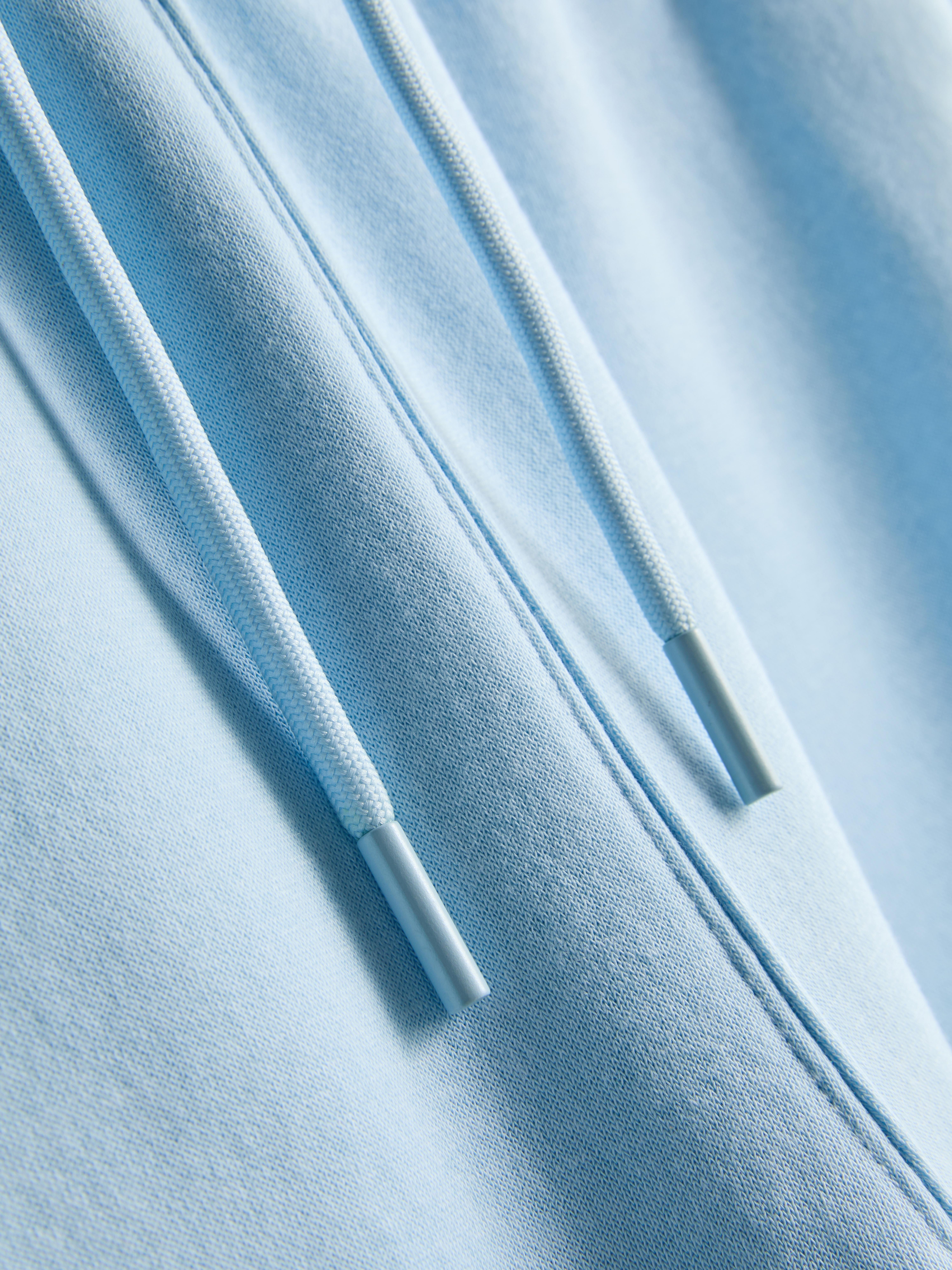 Men's Blue Cuffed Sweatpants