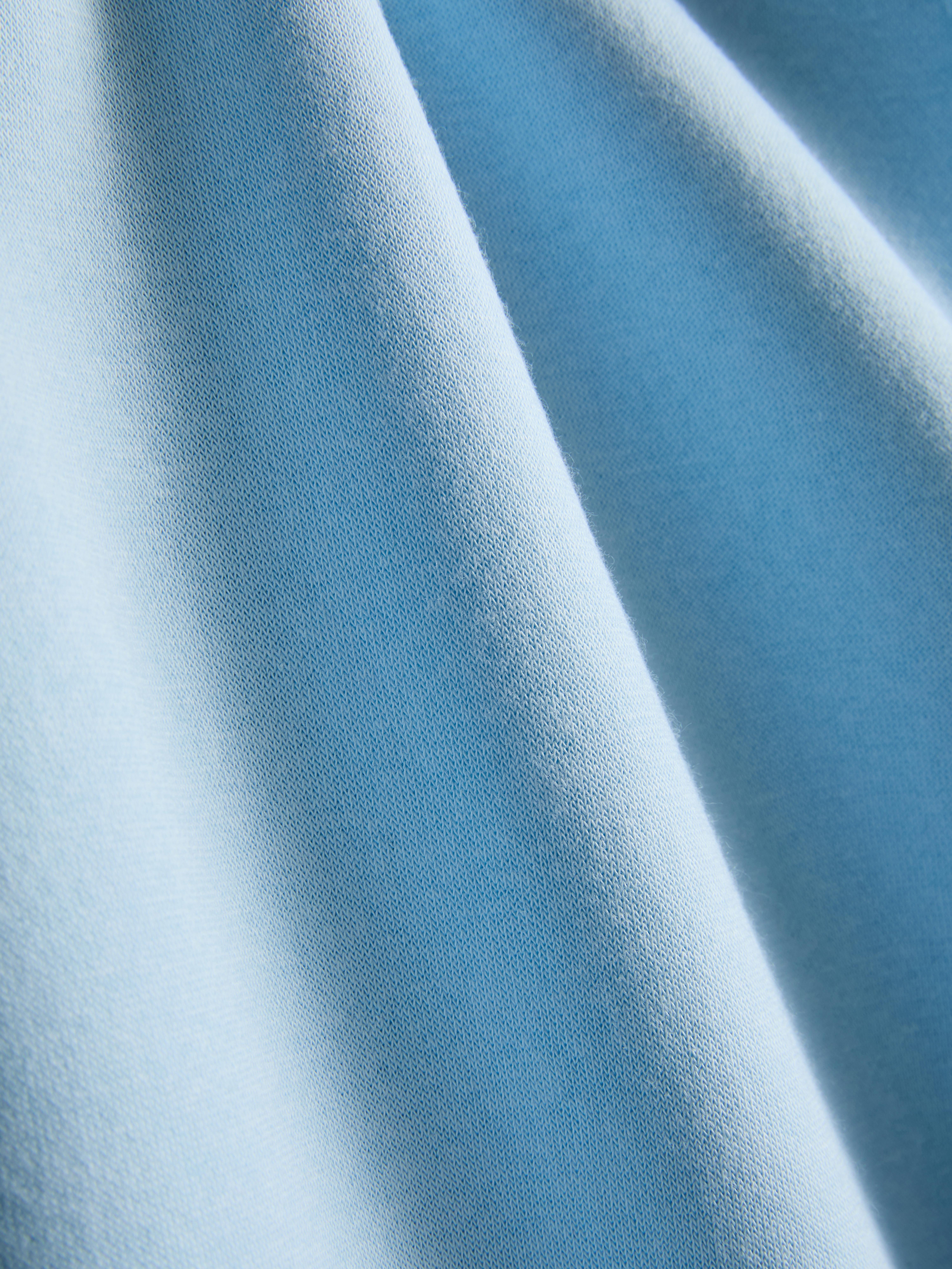 Men's Blue Cuffed Sweatpants