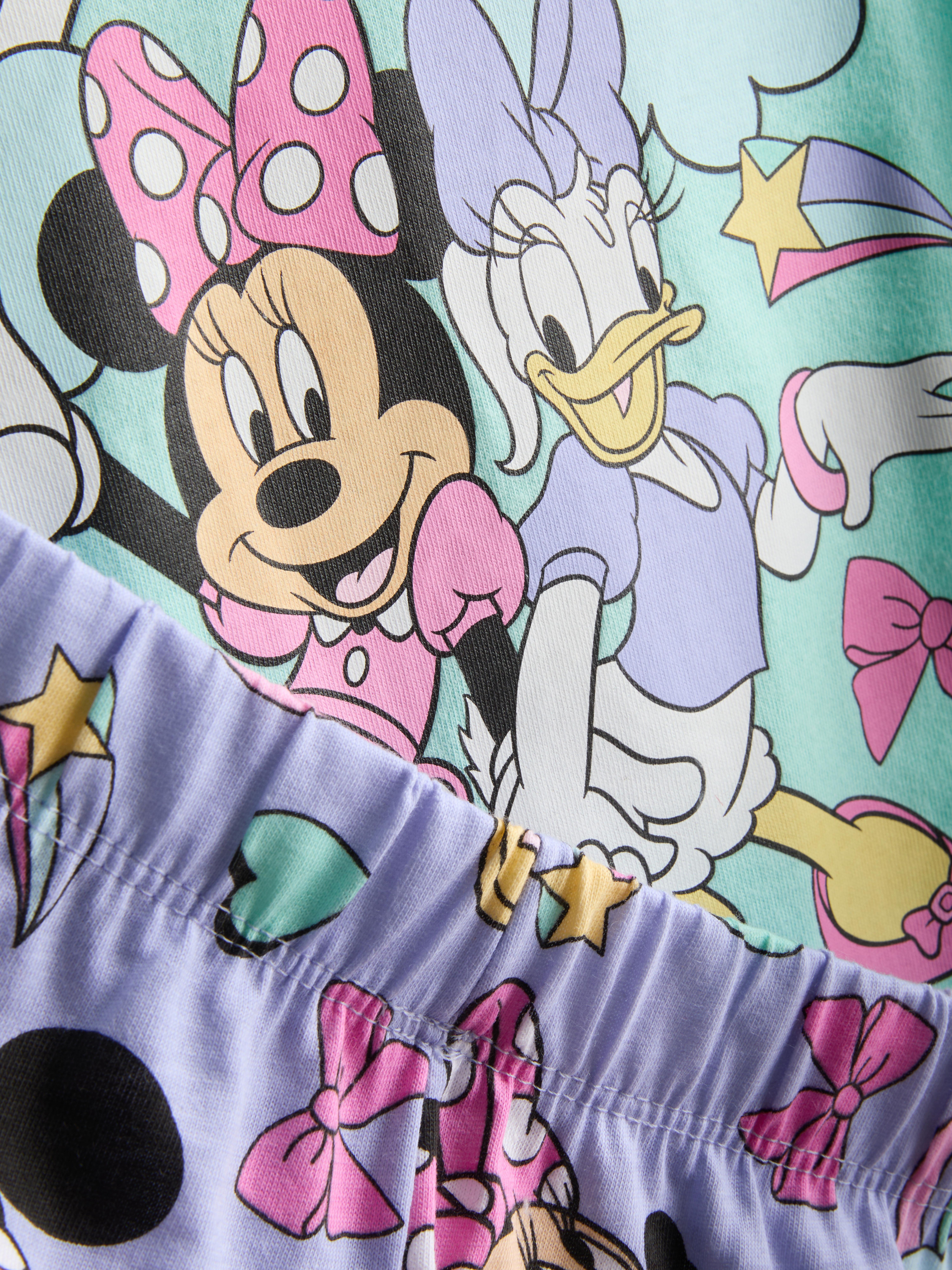 1,5–8 Jahre | Kurzer „Disney Minnie Maus Daisy Duck“ Schlafanzug, 2er-Pack