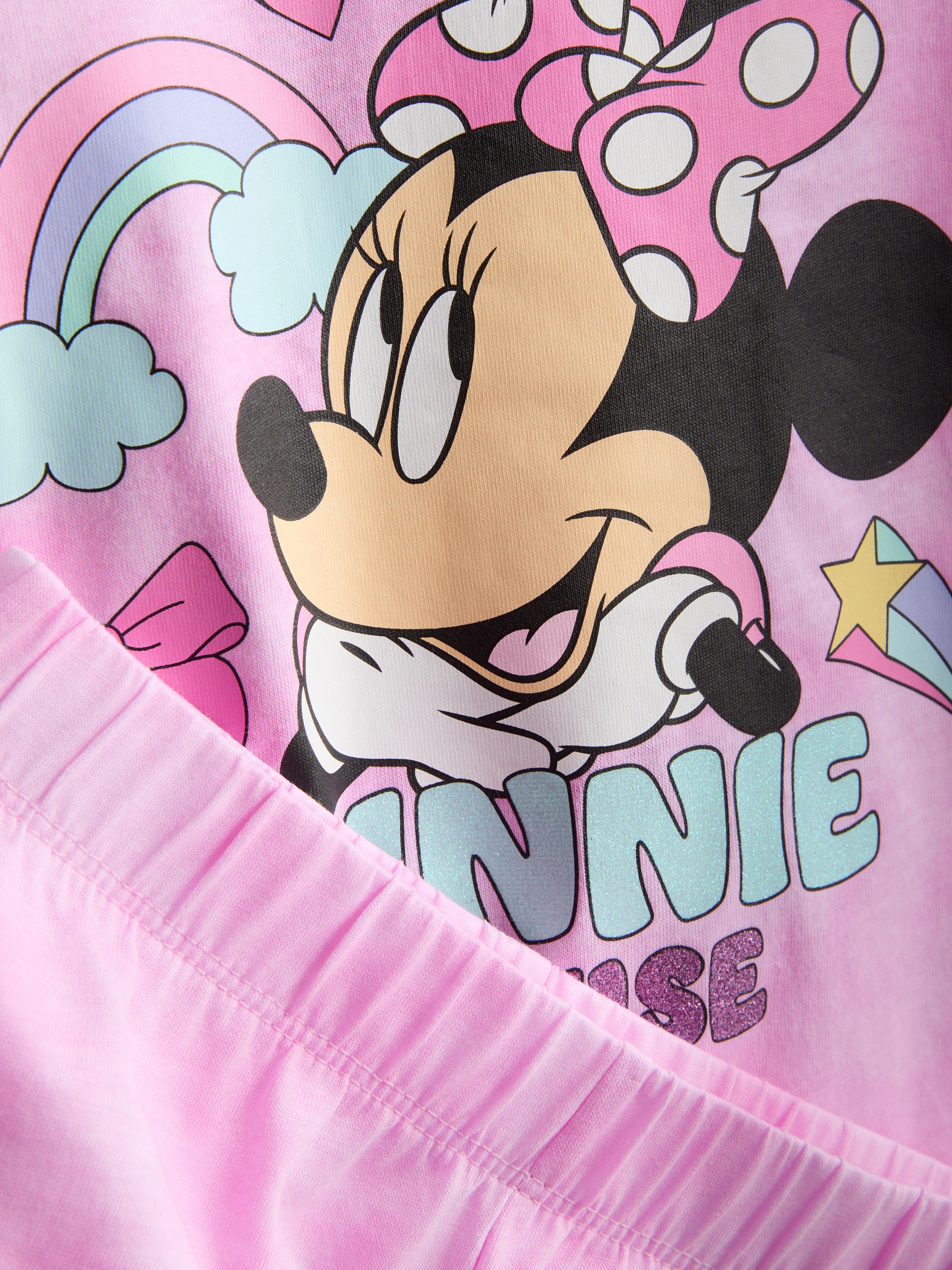 1,5–8 Jahre | Kurzer „Disney Minnie Maus Daisy Duck“ Schlafanzug, 2er-Pack