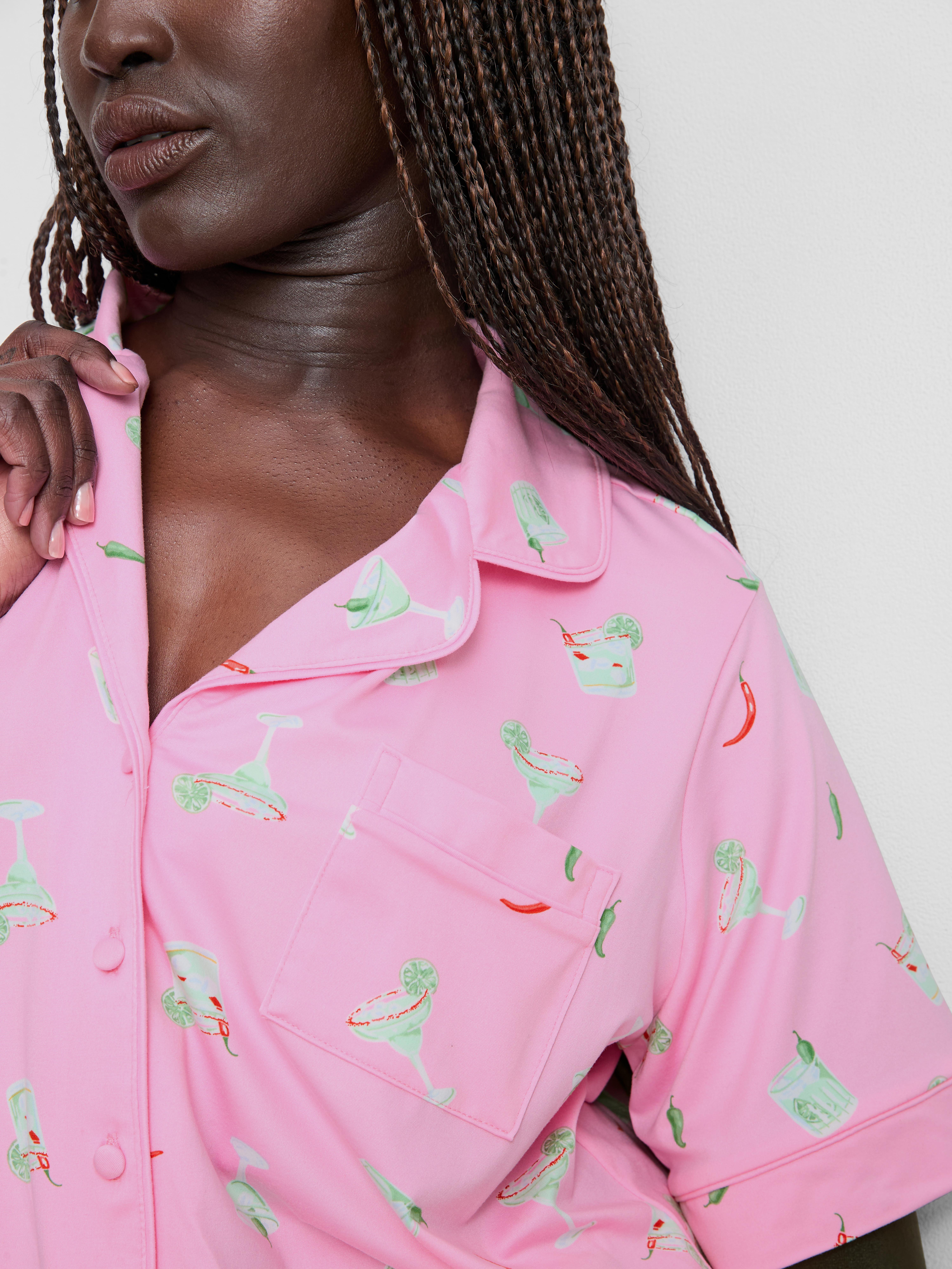 Breakfast Print Shorty Pajamas