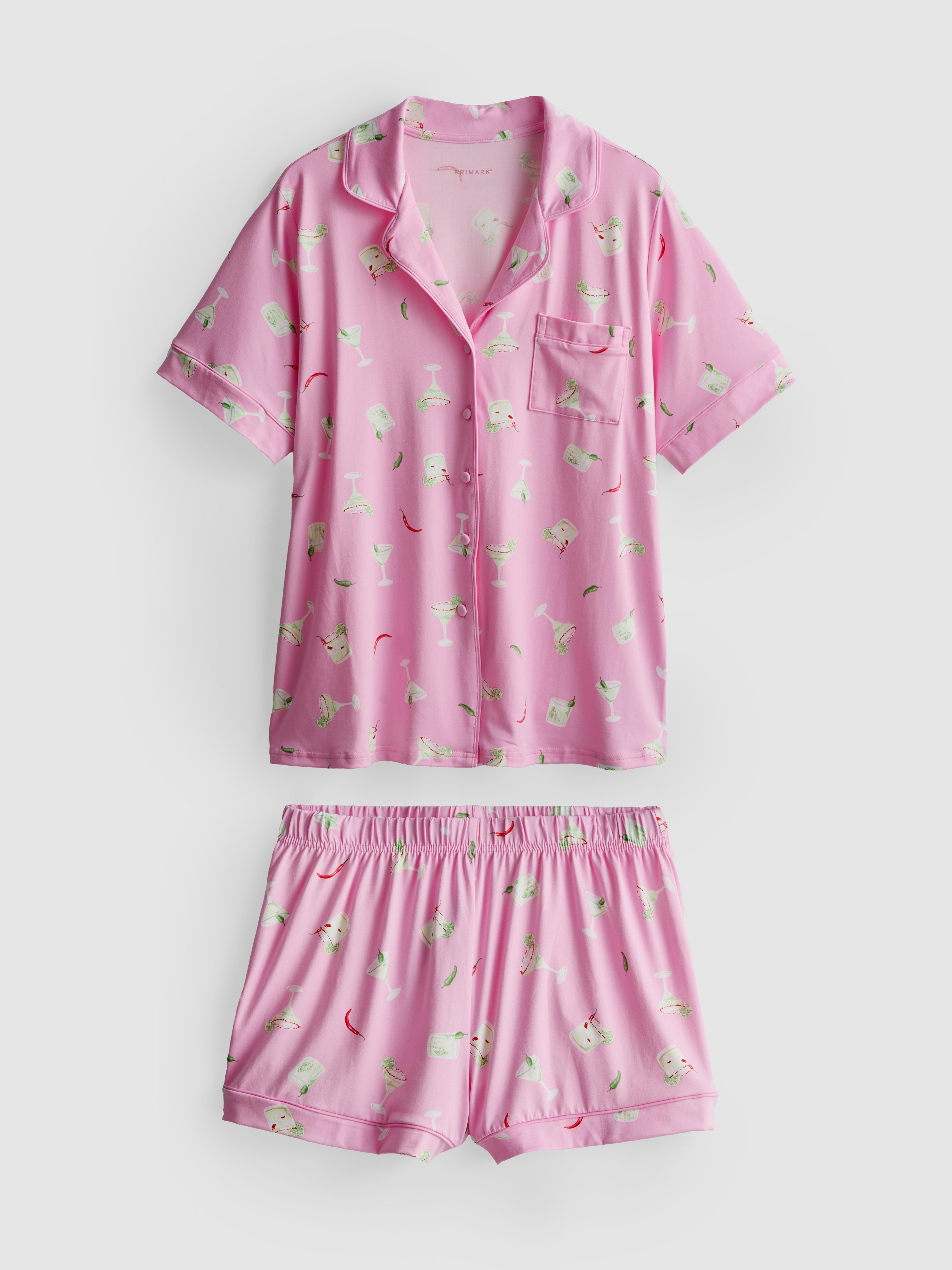 Breakfast Print Shorty Pajamas
