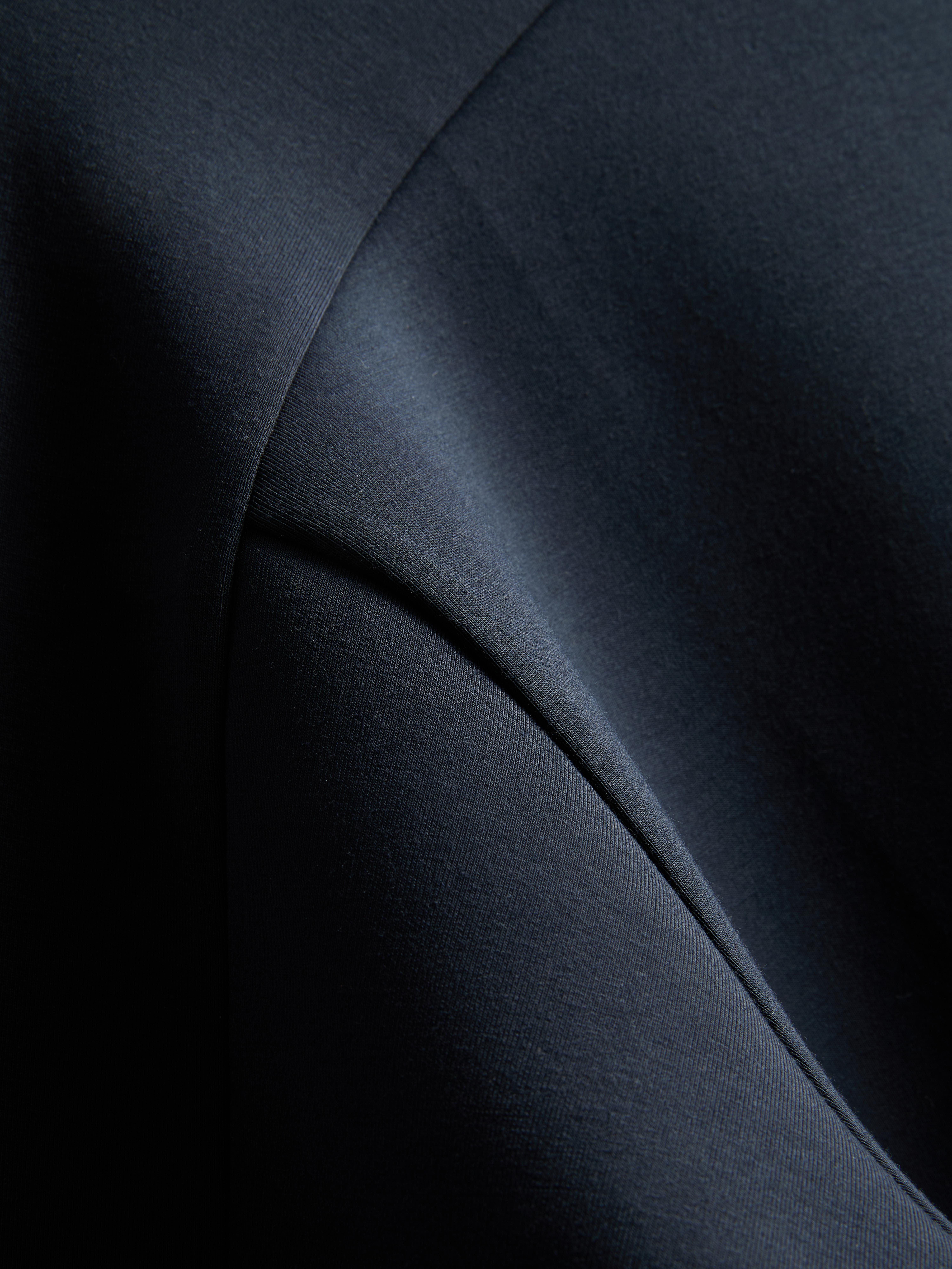 Women's Navy The Edit Scuba Crew Neck Sweatshirt