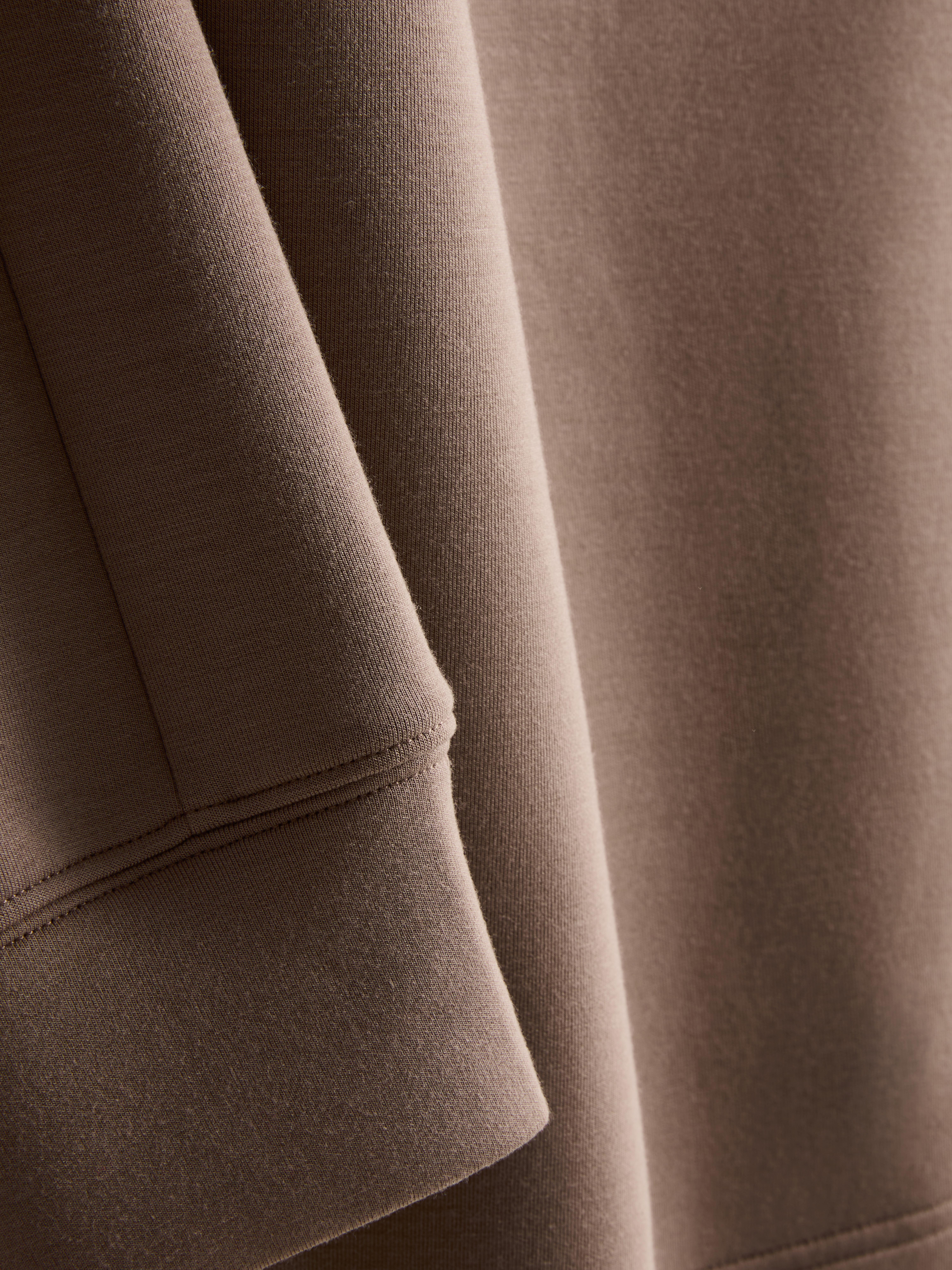 Women's Brown The Edit Scuba Crew Neck Sweatshirt