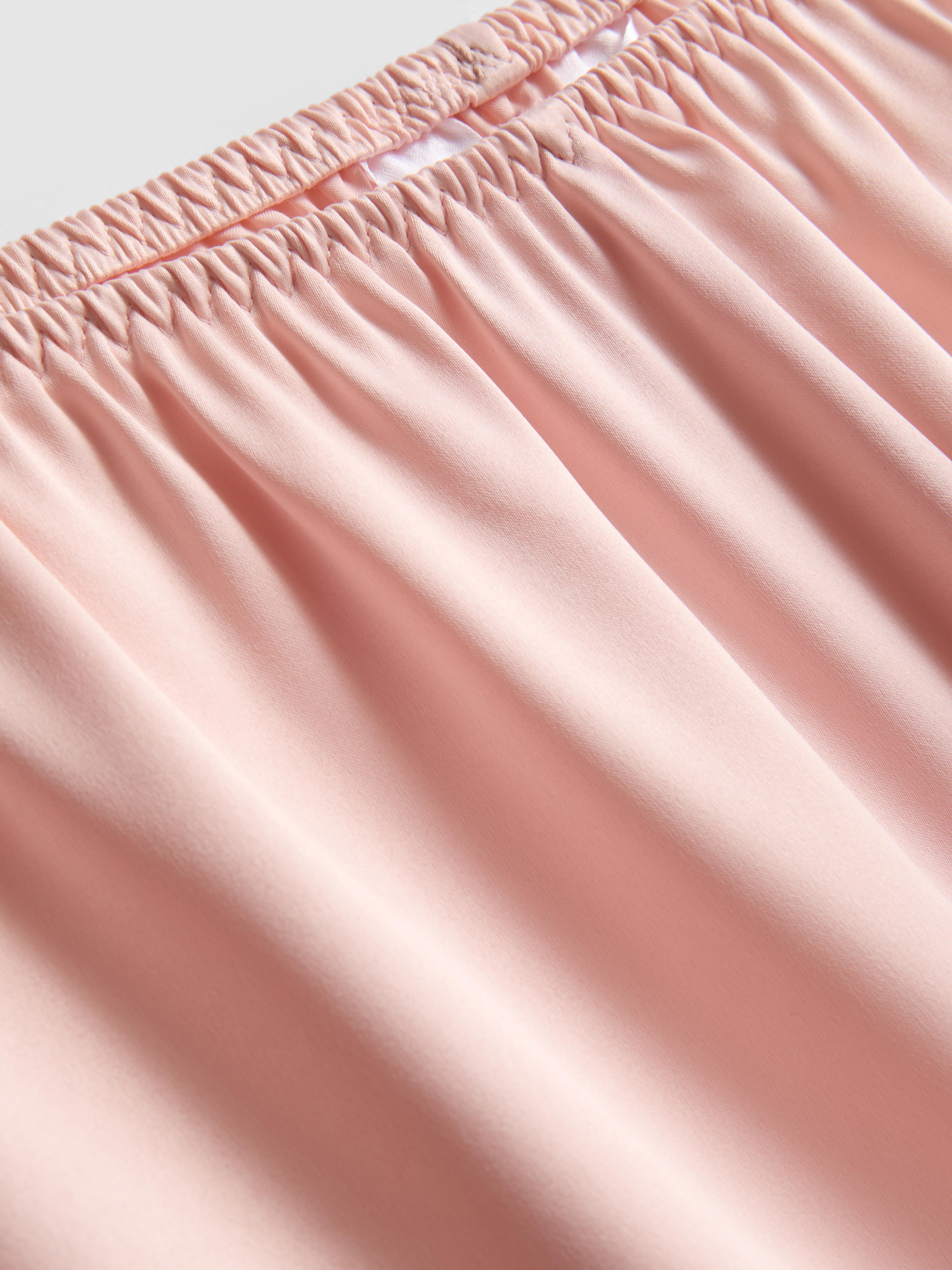 Short de pyjama en satin et dentelle The Edit
