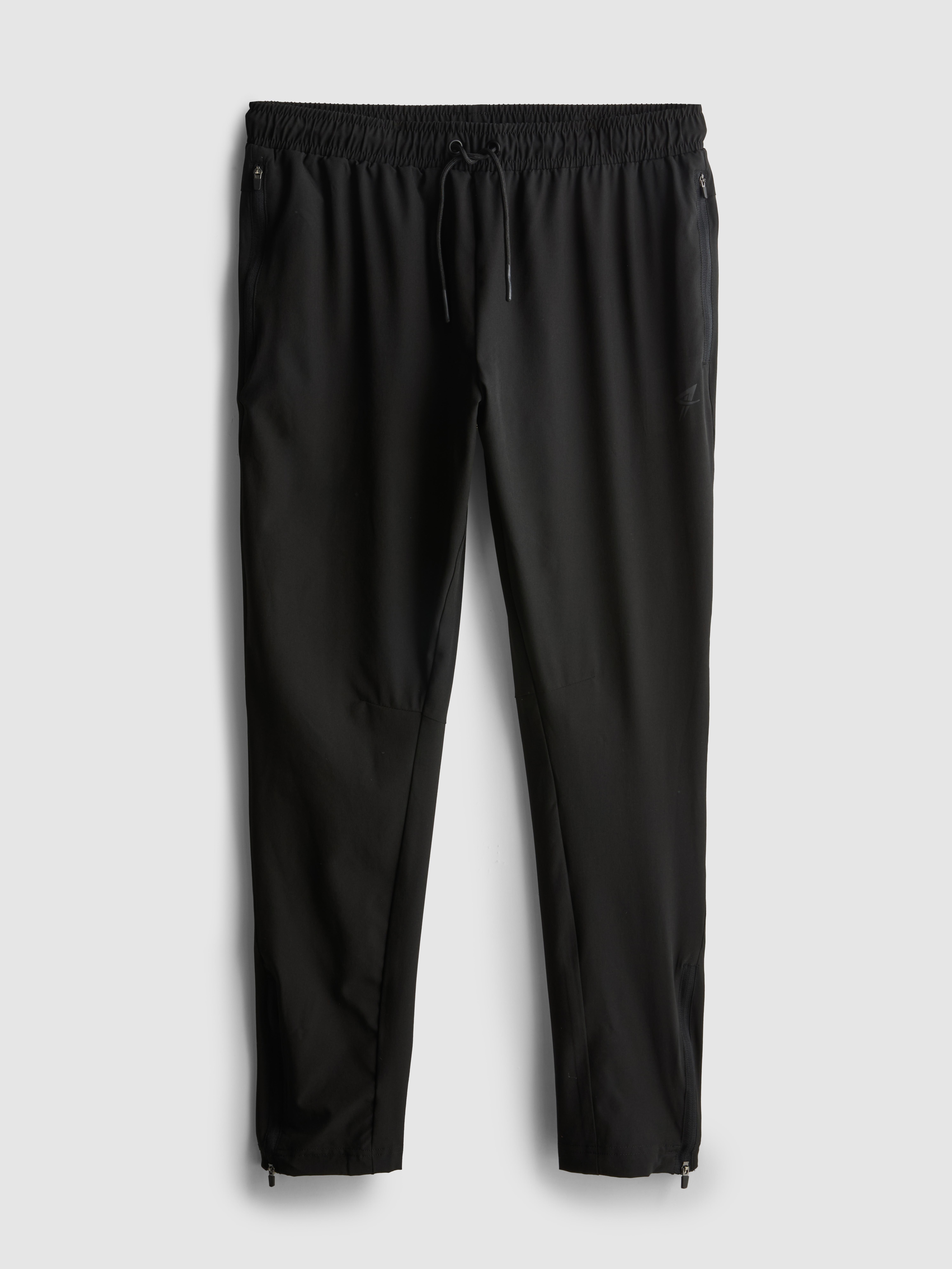 Men's Black Active Drawstring Joggers