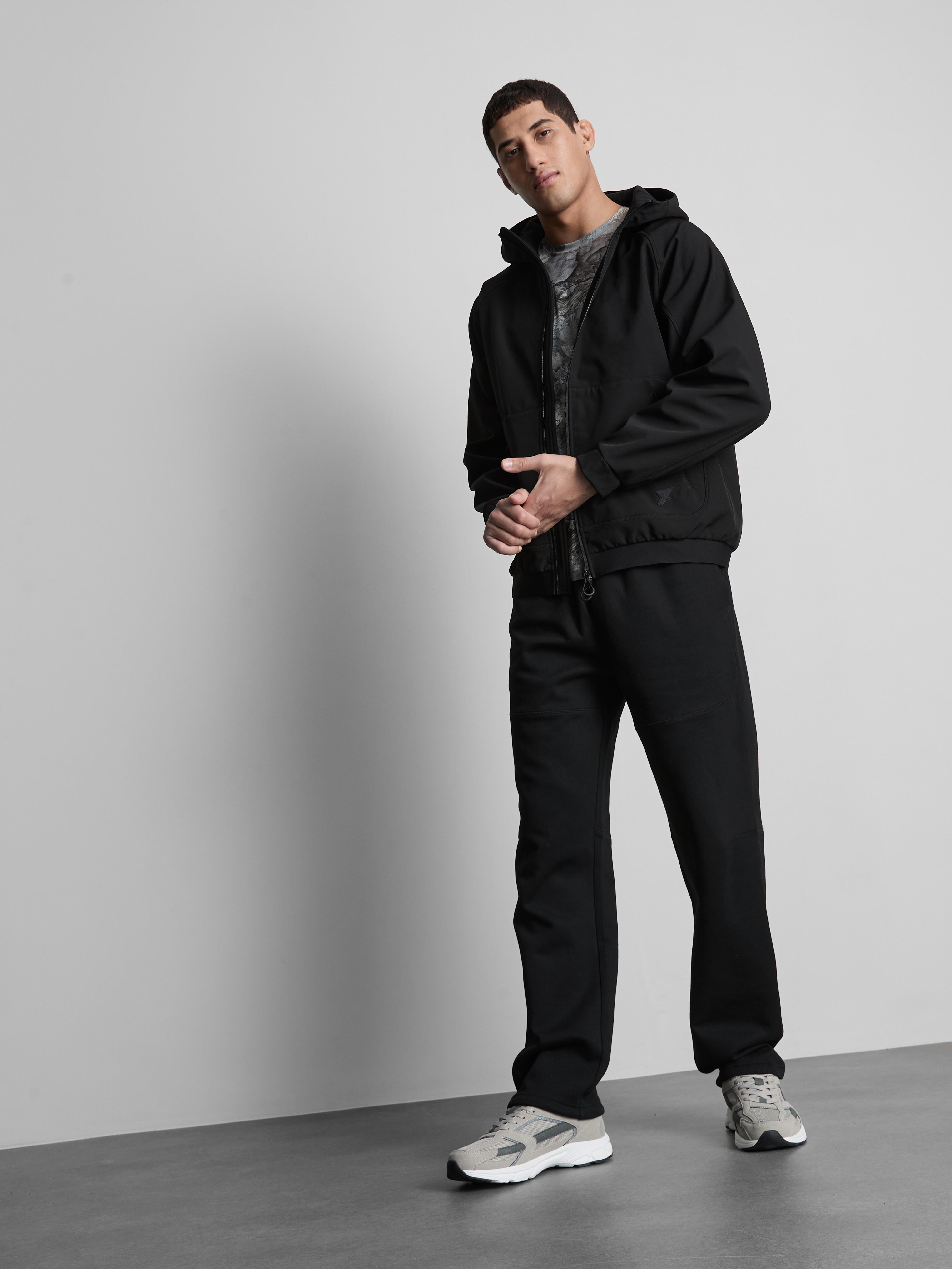 Men's Black Active Soft Shell Jacket