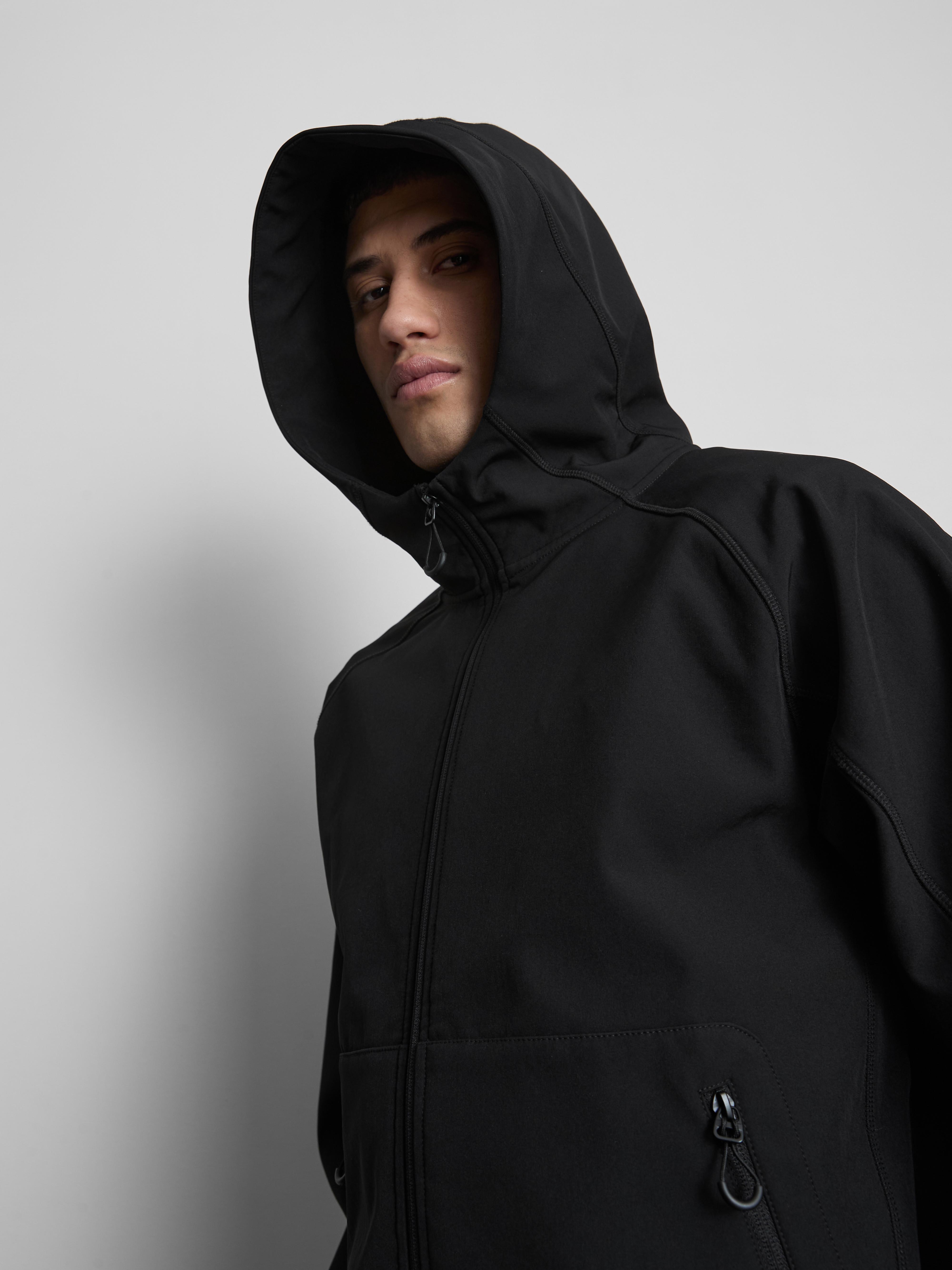 Men's Black Active Soft Shell Jacket