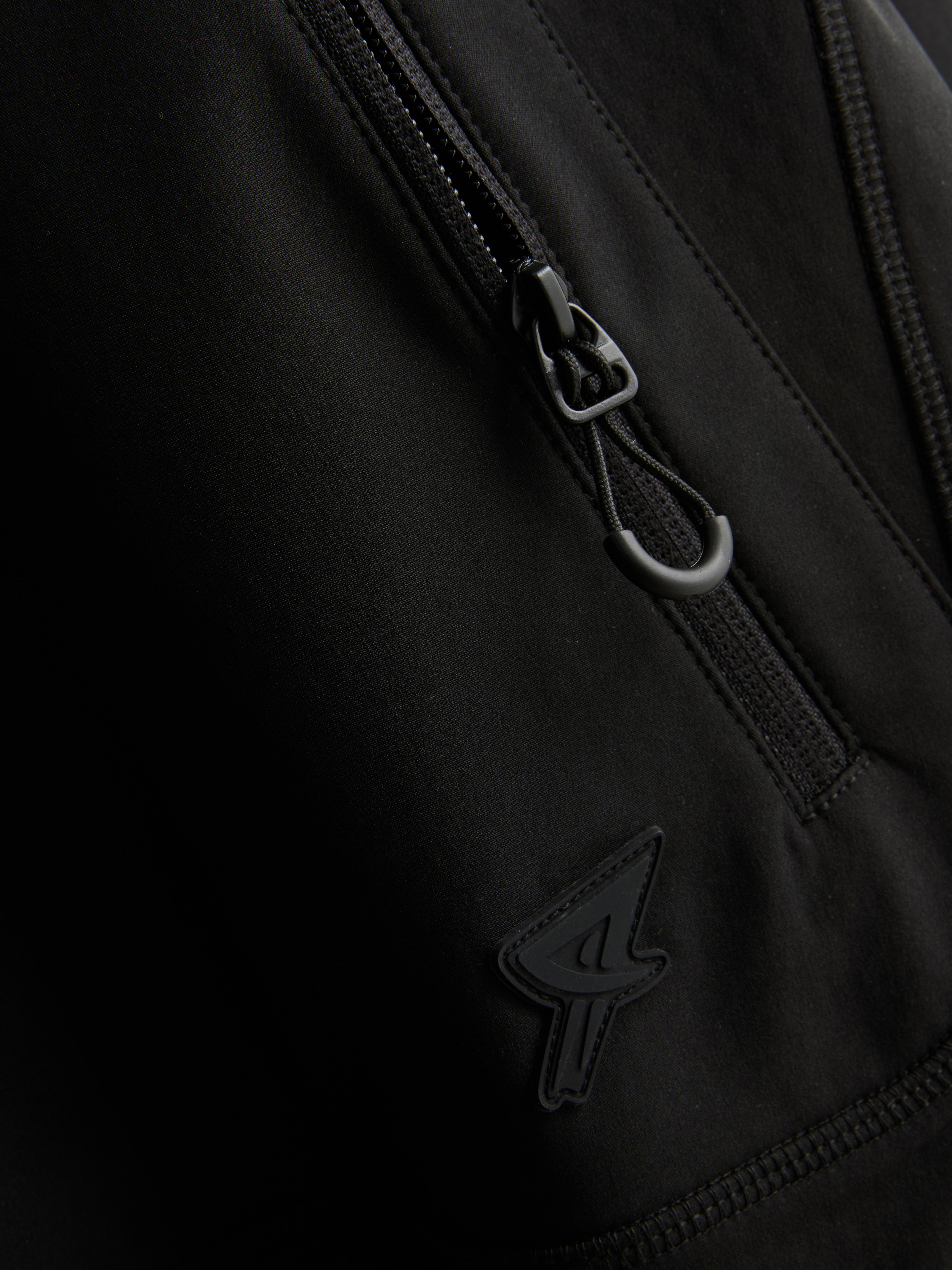 Men's Black Active Soft Shell Jacket