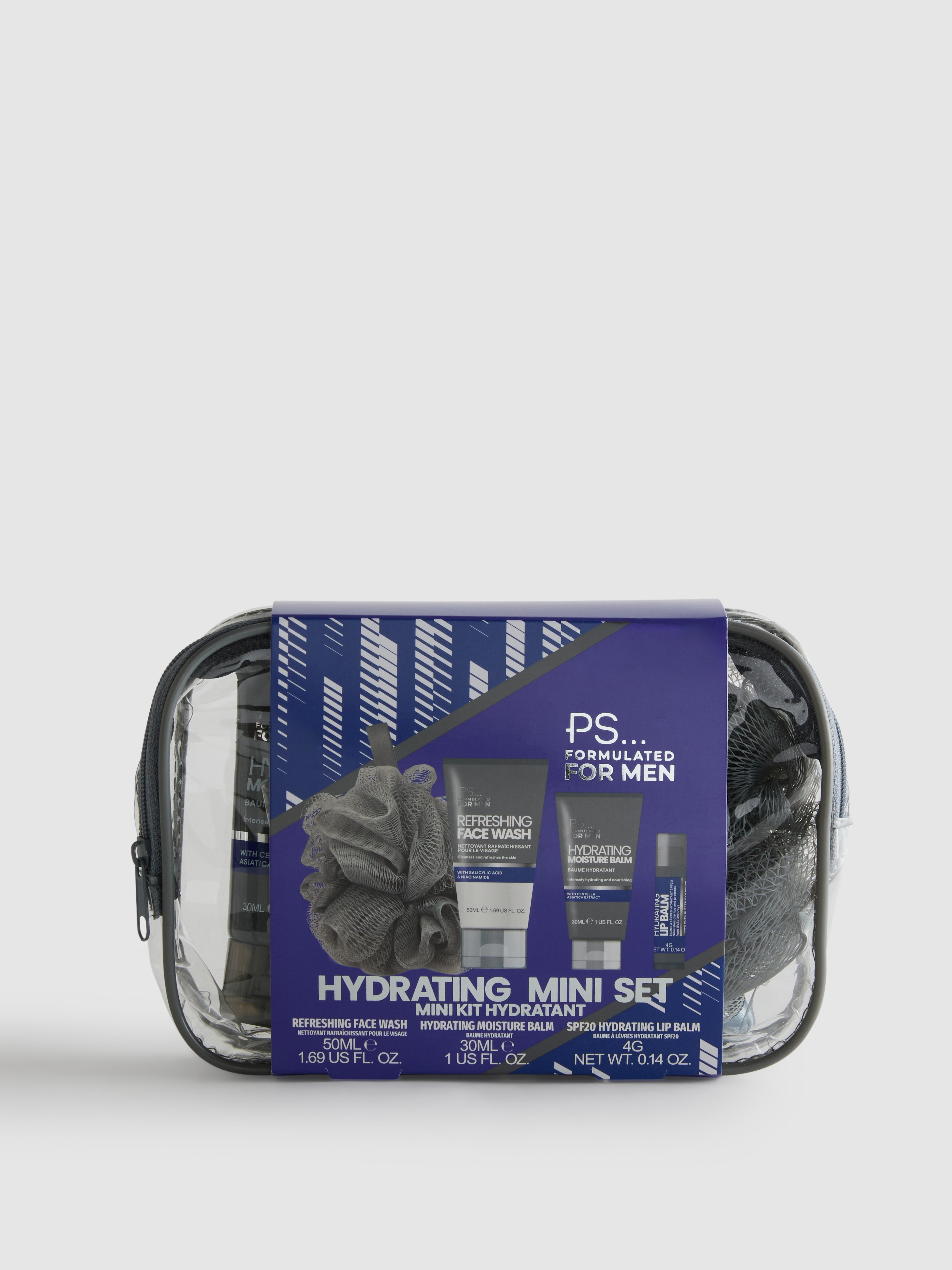 PS... Mini-huidverzorgingsset voor heren, 4-delig