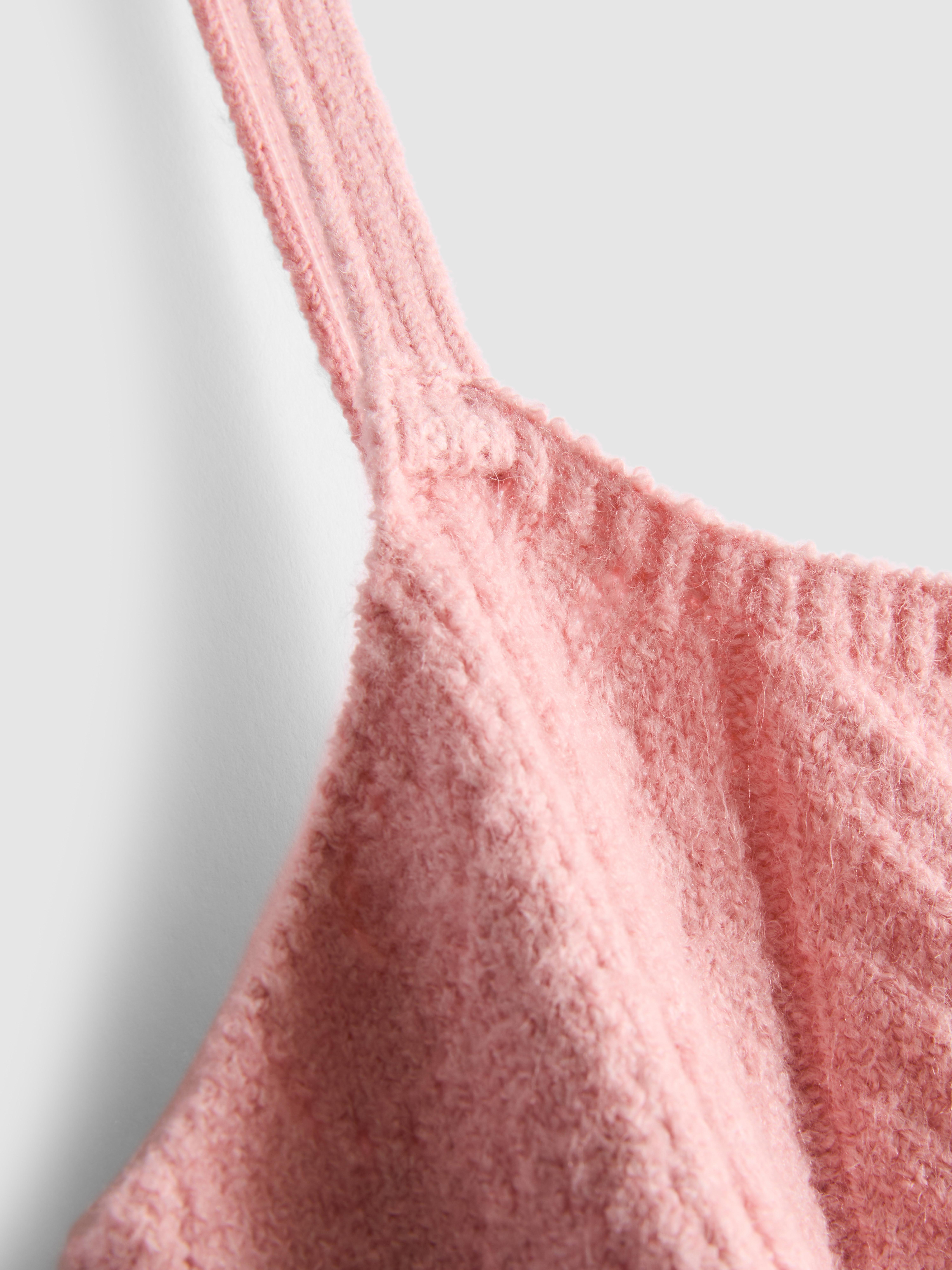 Peplum Hem Pointelle Tank Top