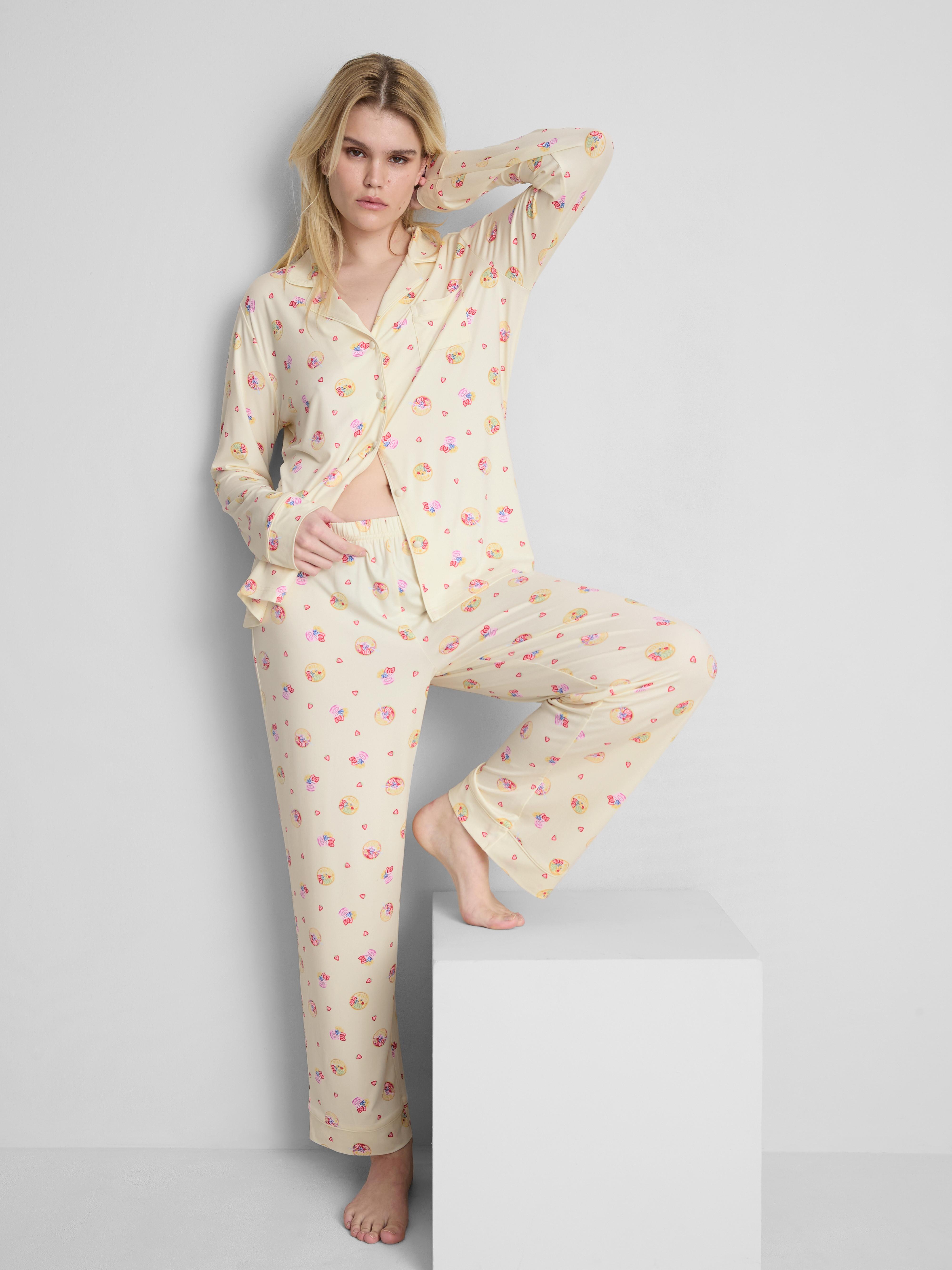 Pijama estampado de corte boyfriend