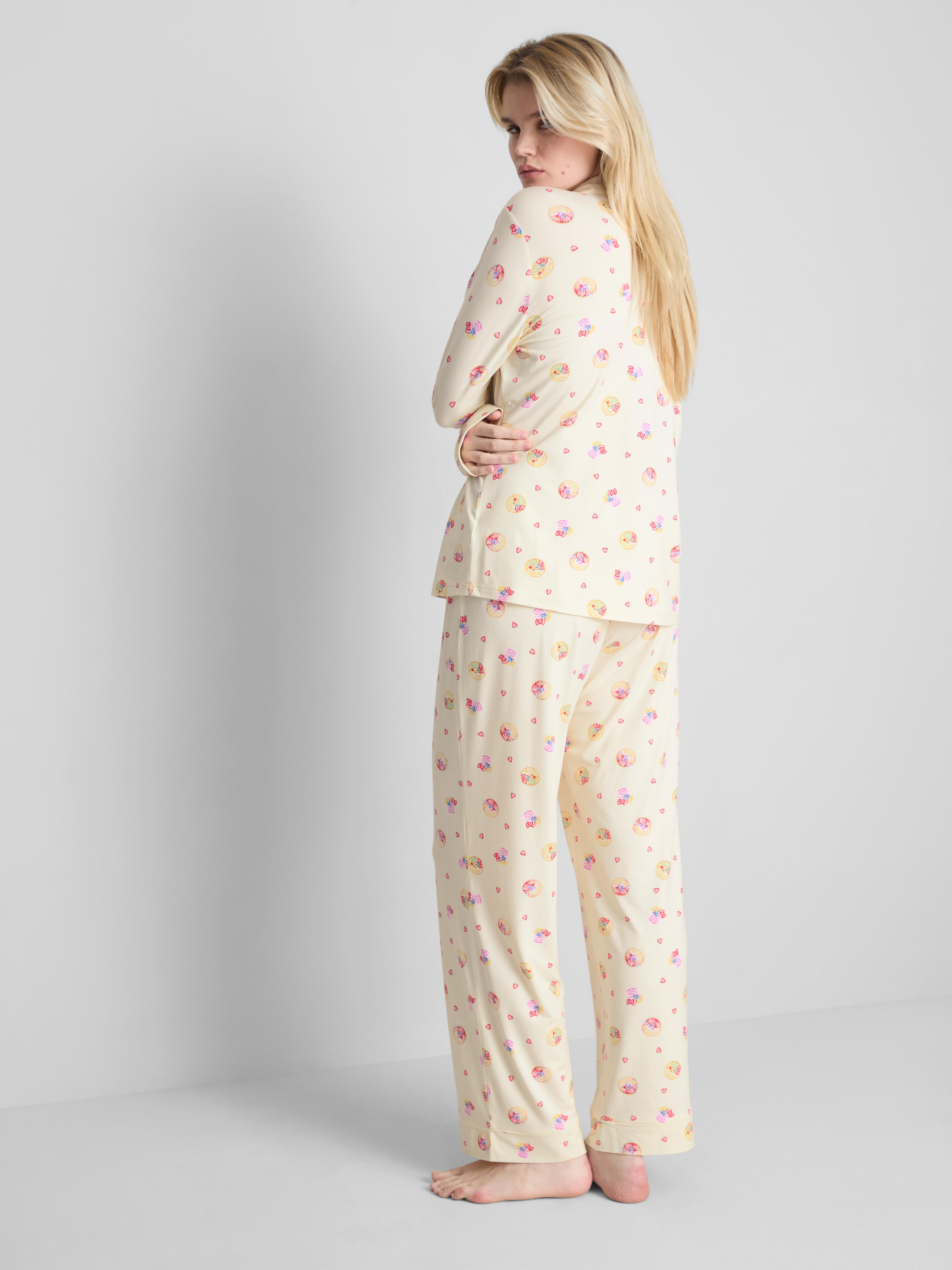 Pijama estampado de corte boyfriend