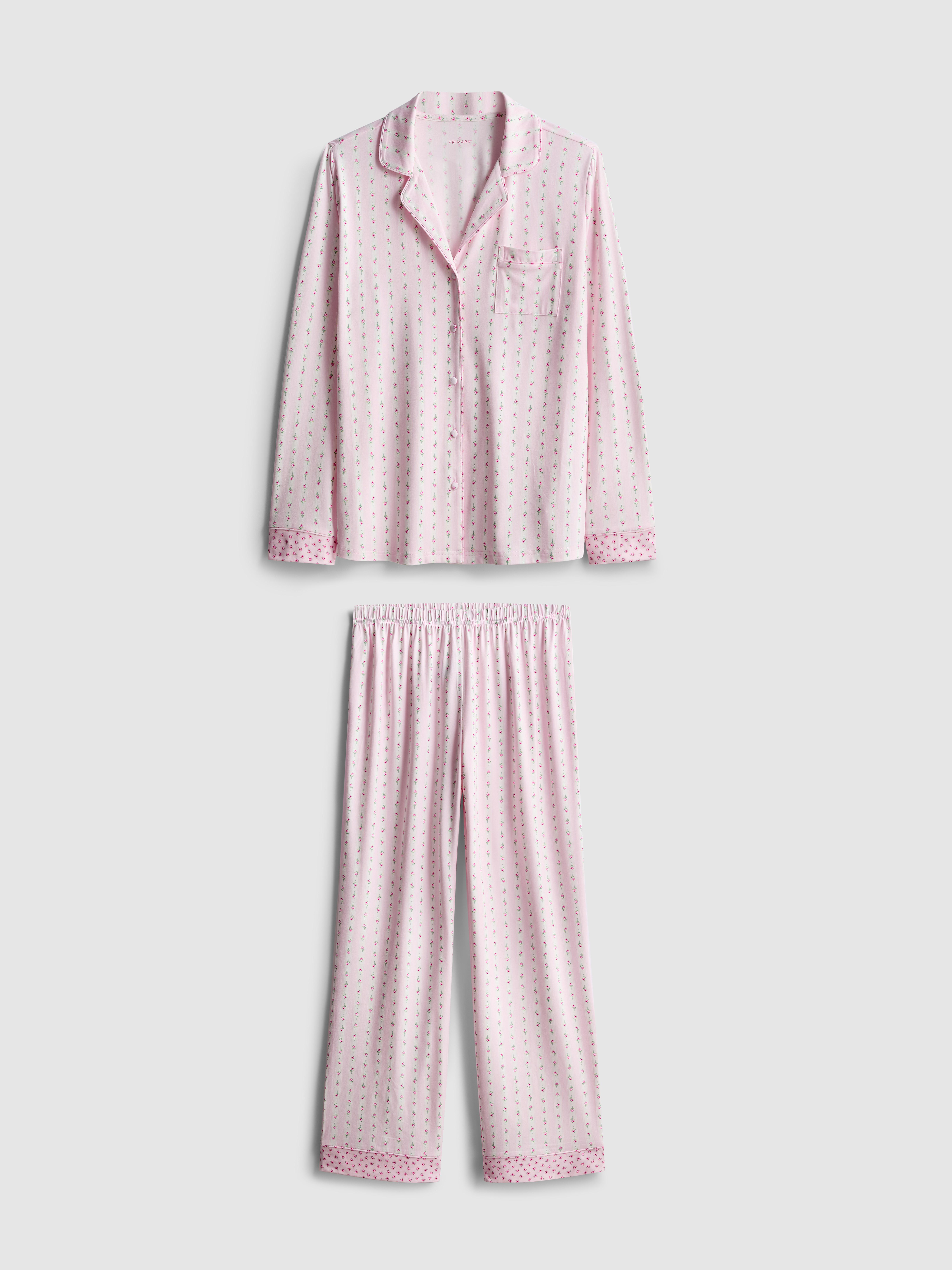 Printed Boyfriend Pajamas