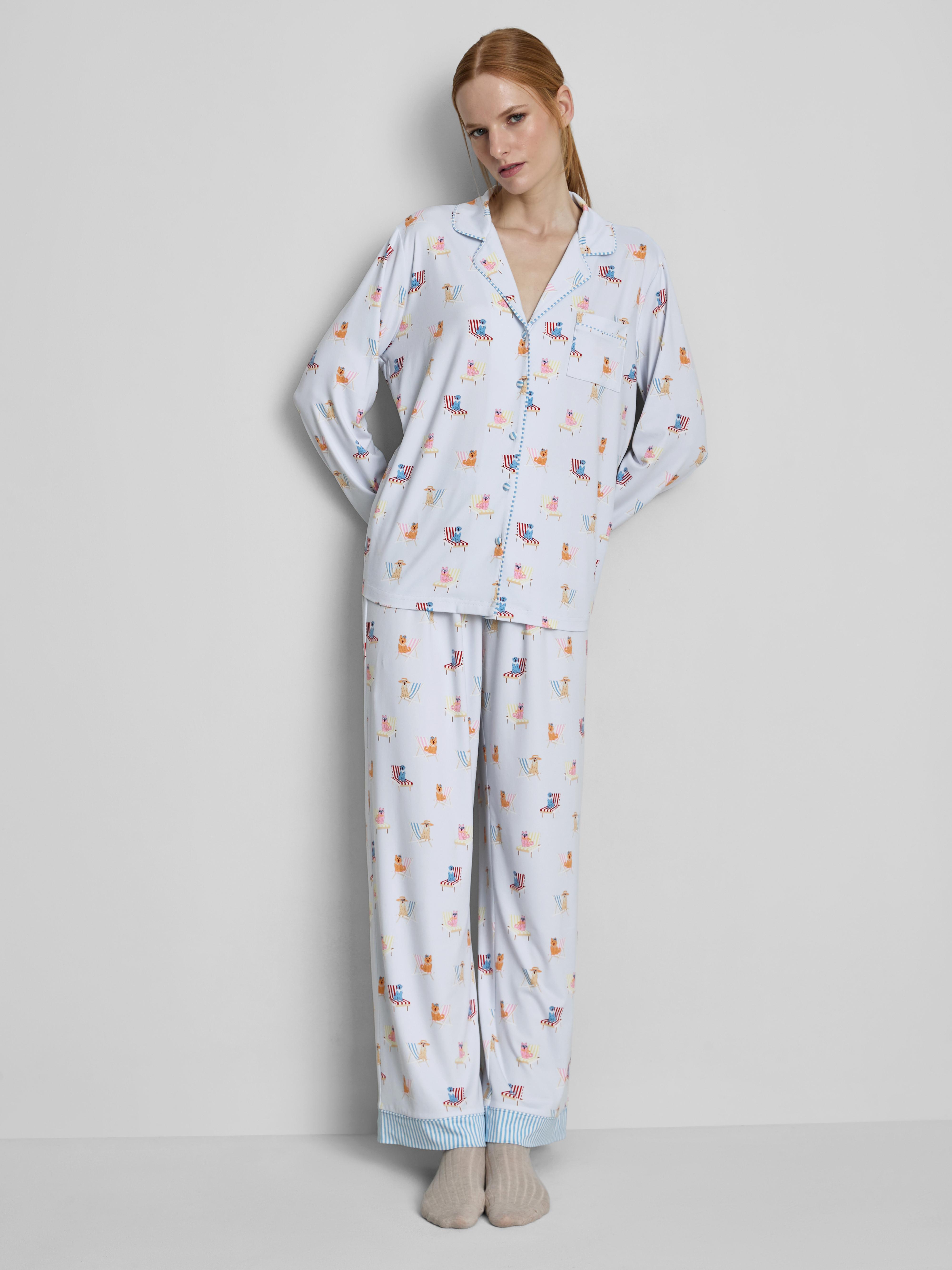 Printed Boyfriend Pyjamas
