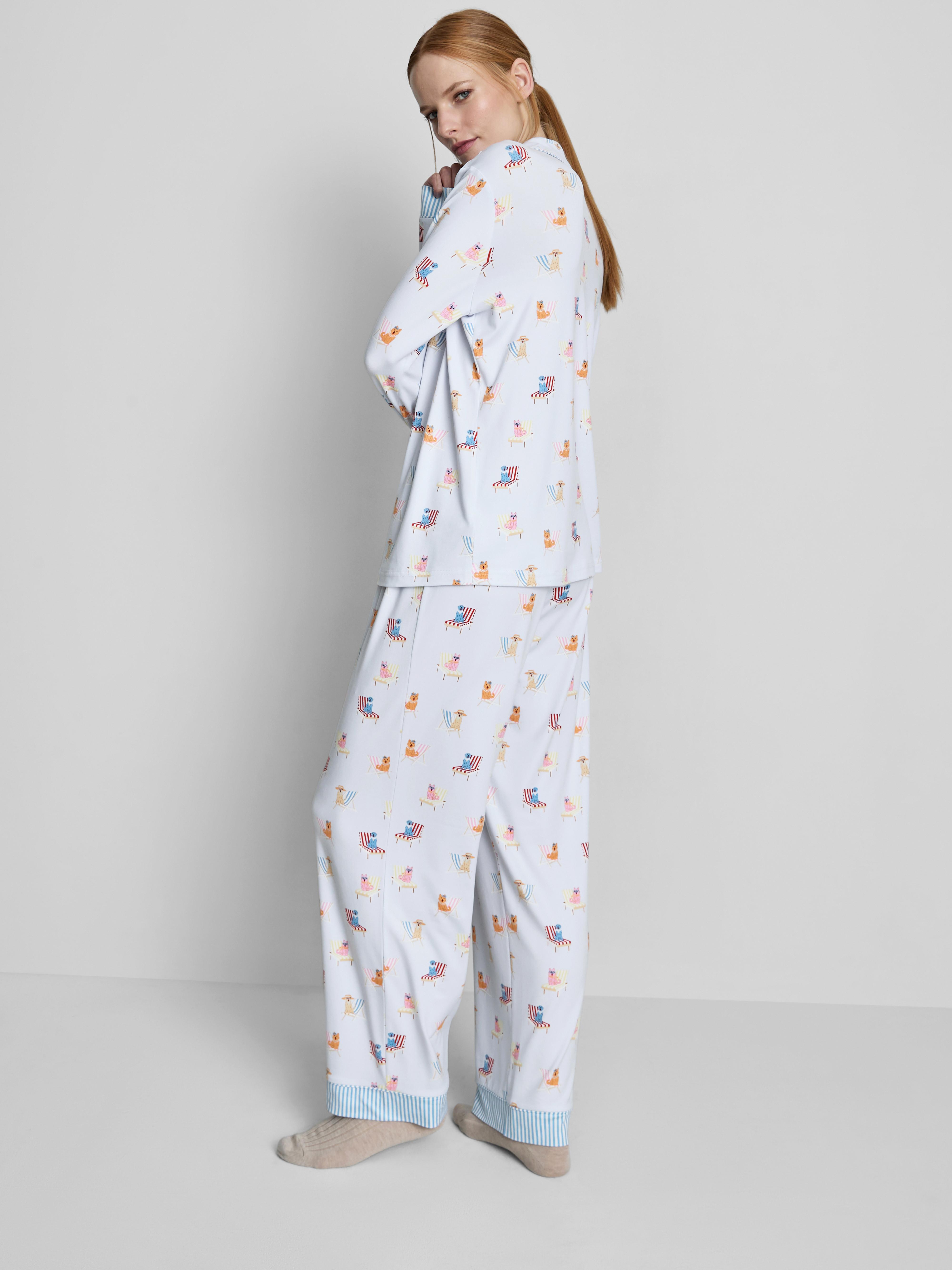 Printed Boyfriend Pyjamas