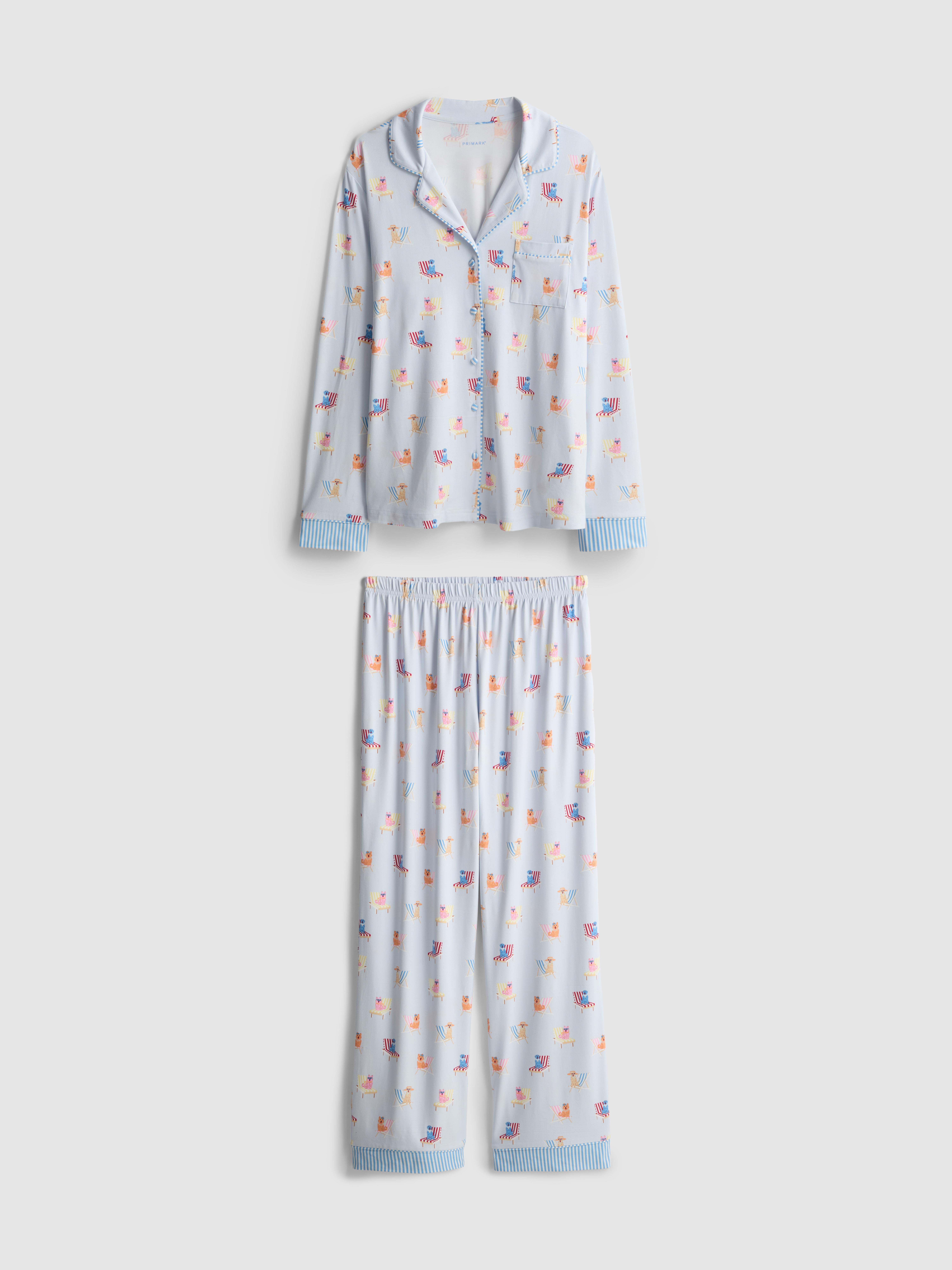 Printed Boyfriend Pyjamas