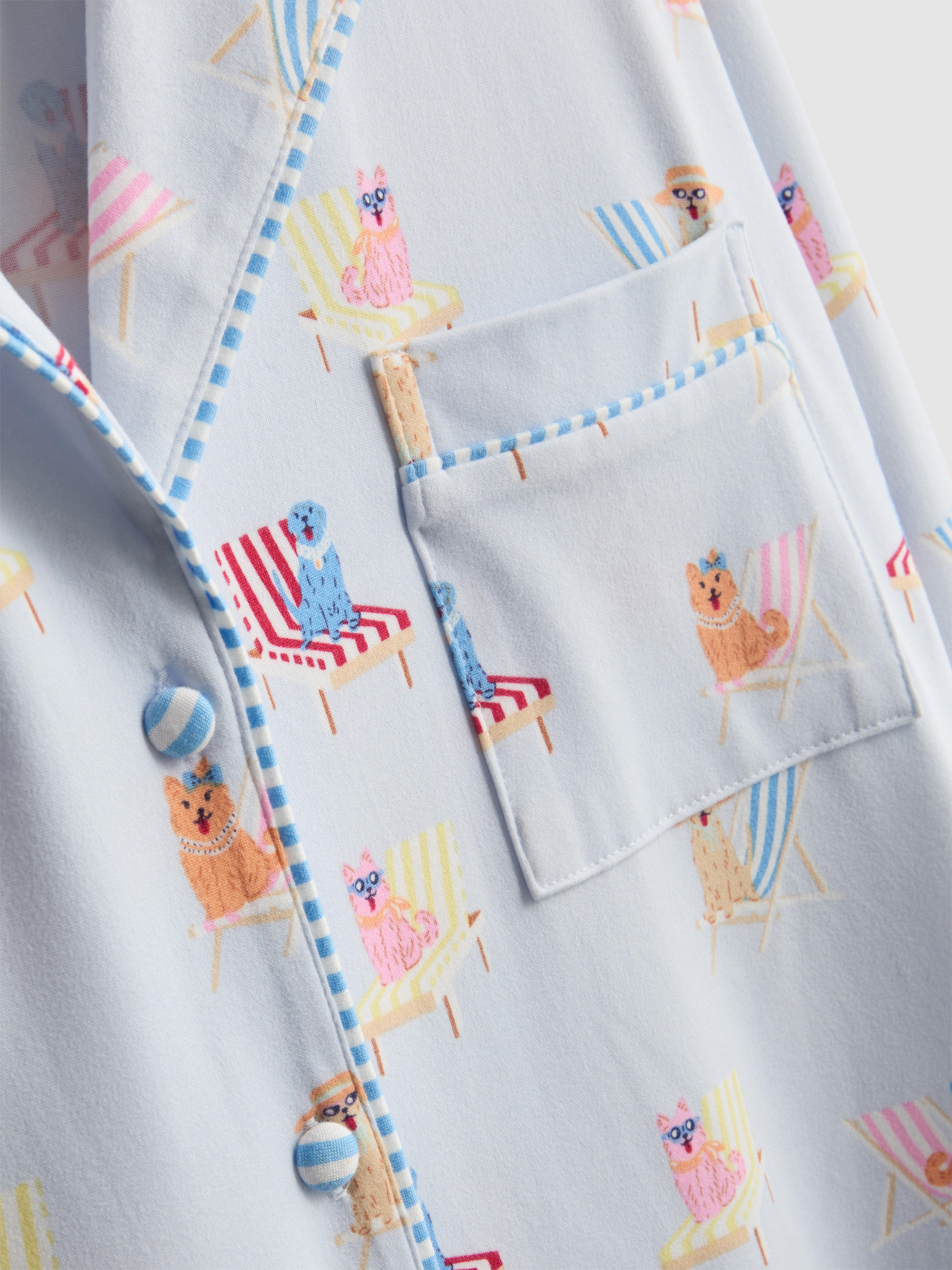 Printed Boyfriend Pyjamas