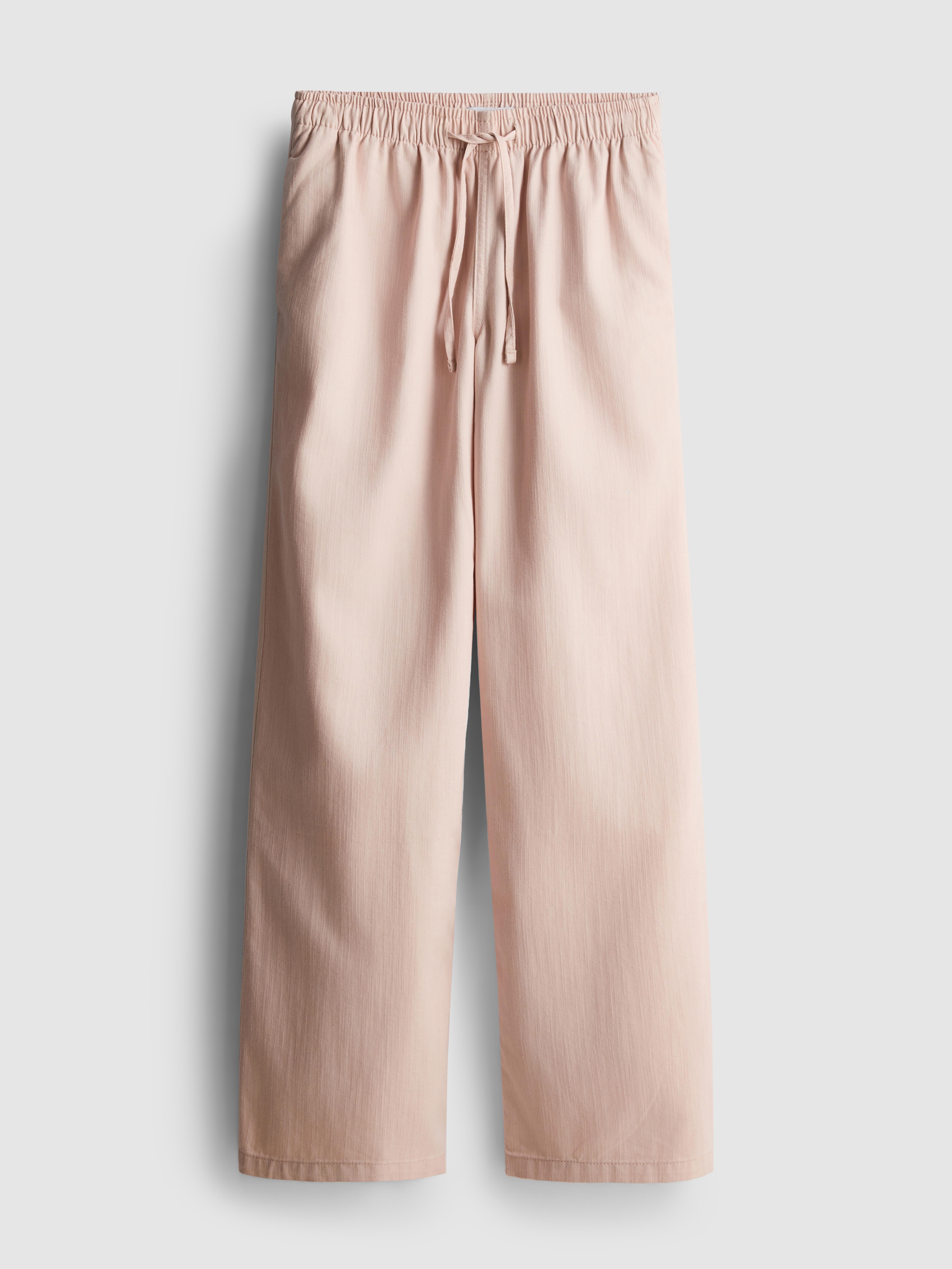 Straight-Leg Denim Joggers