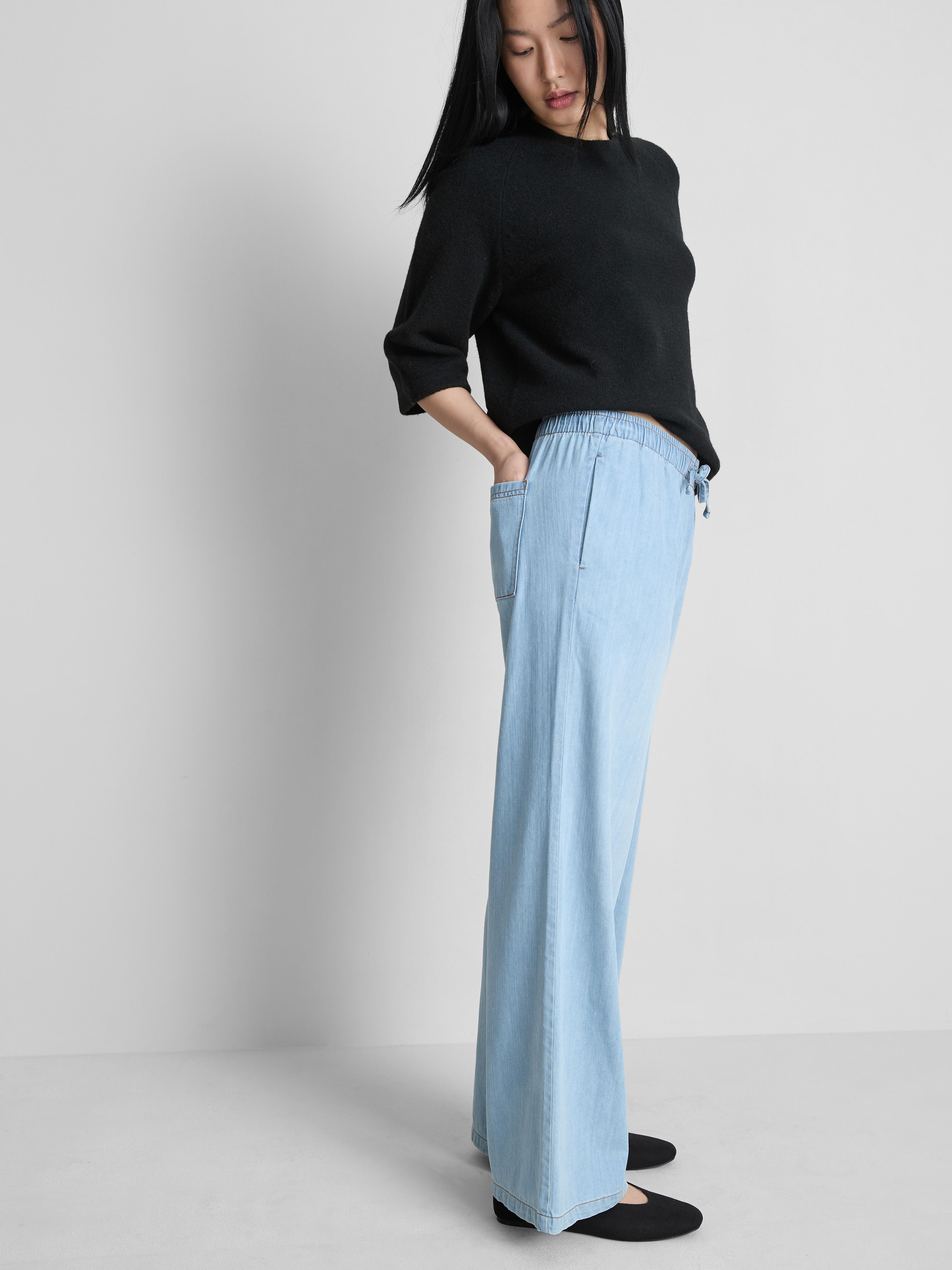 Joggers vaqueros de pernera recta