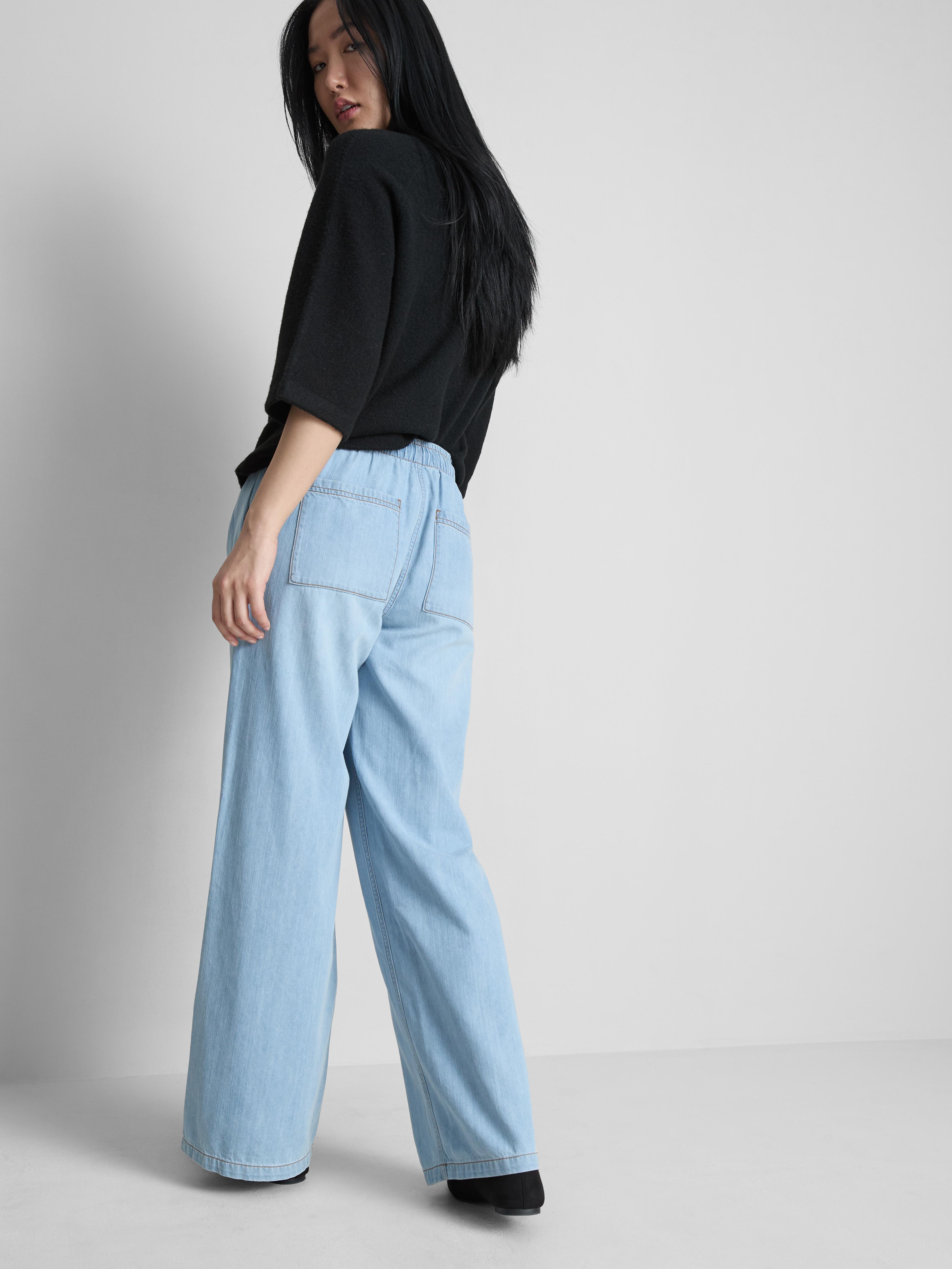 Joggers vaqueros de pernera recta