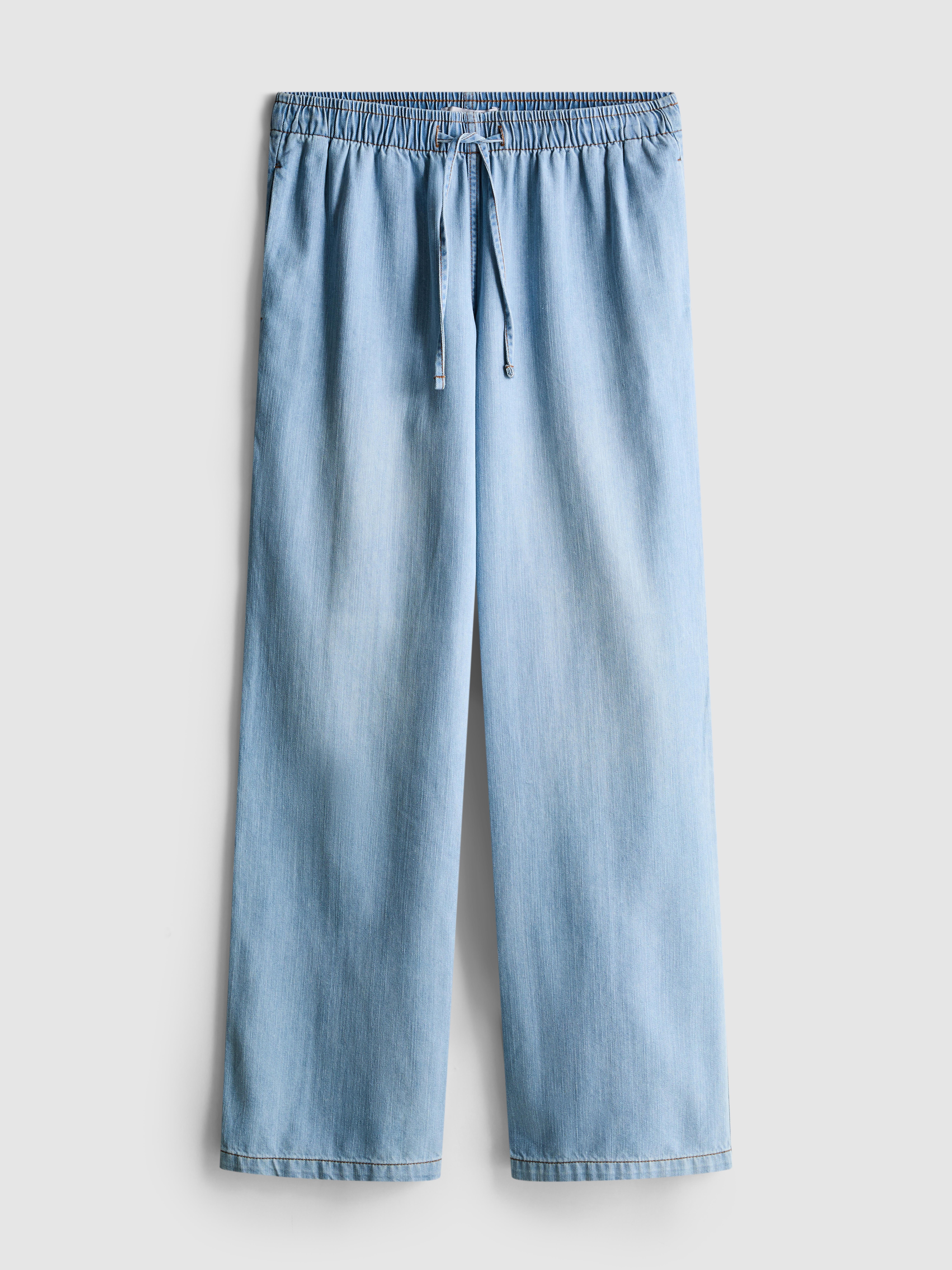 Joggers vaqueros de pernera recta