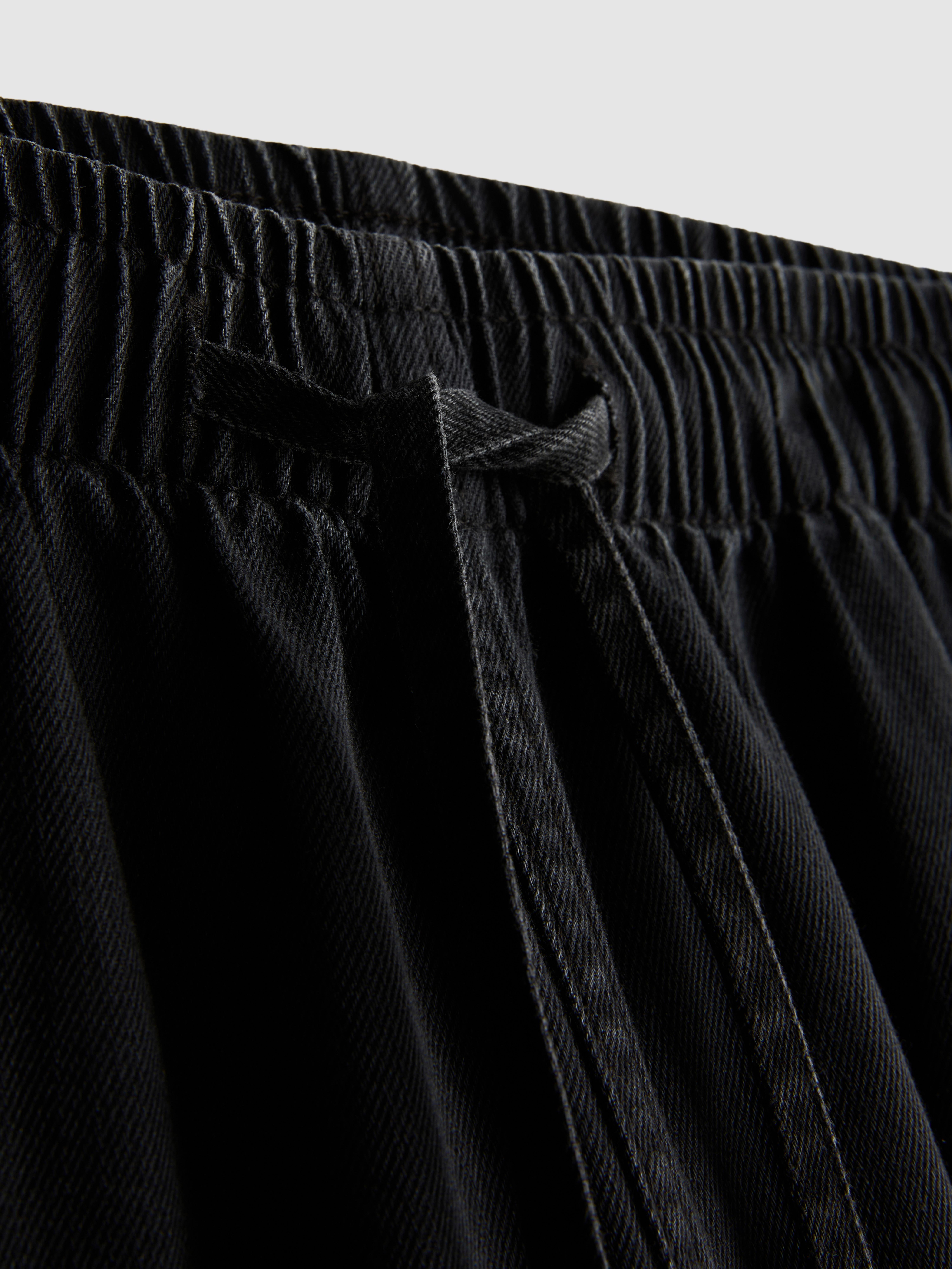 Straight Leg Denim Joggers