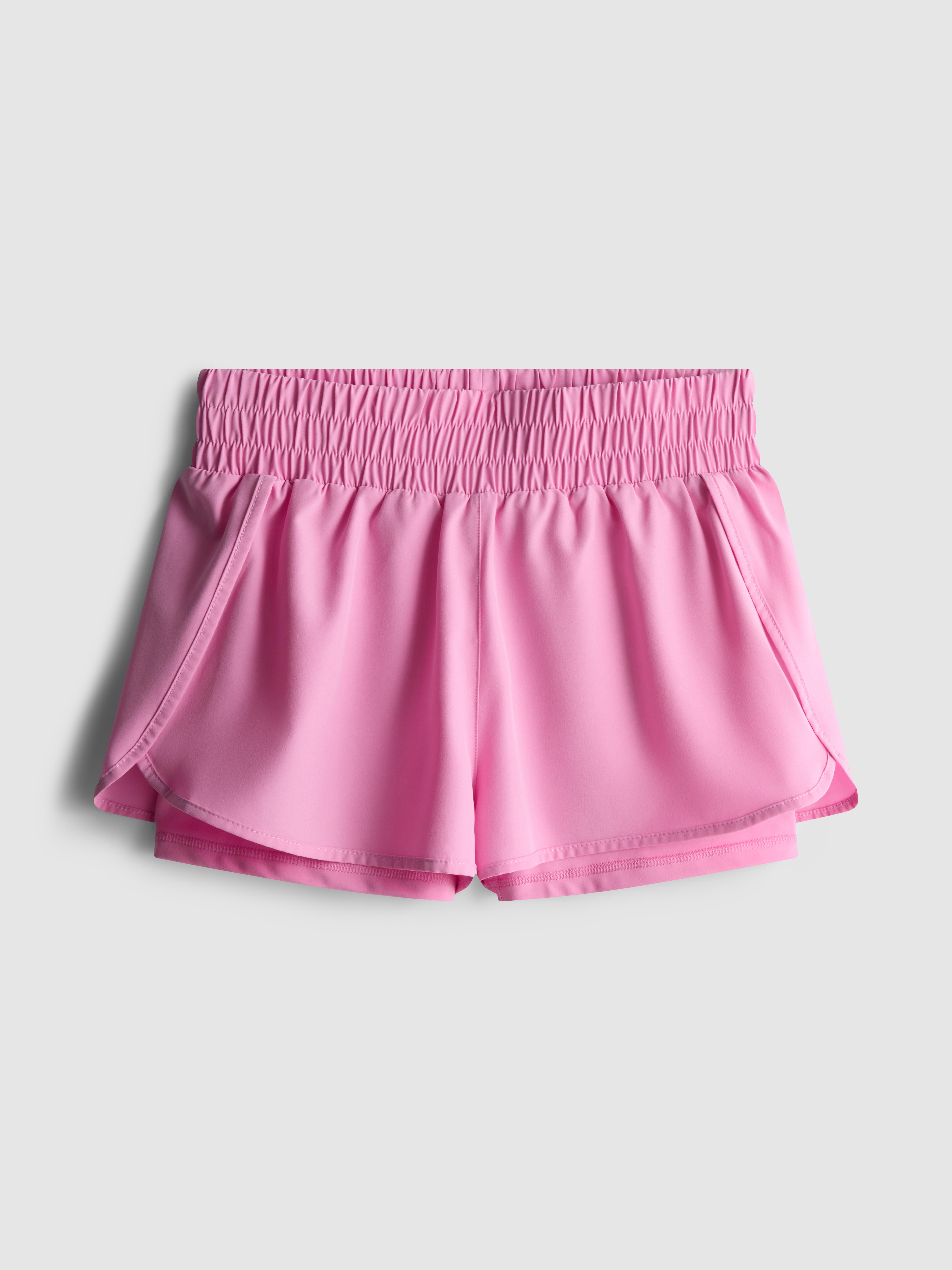 Layered Woven Running Shorts
