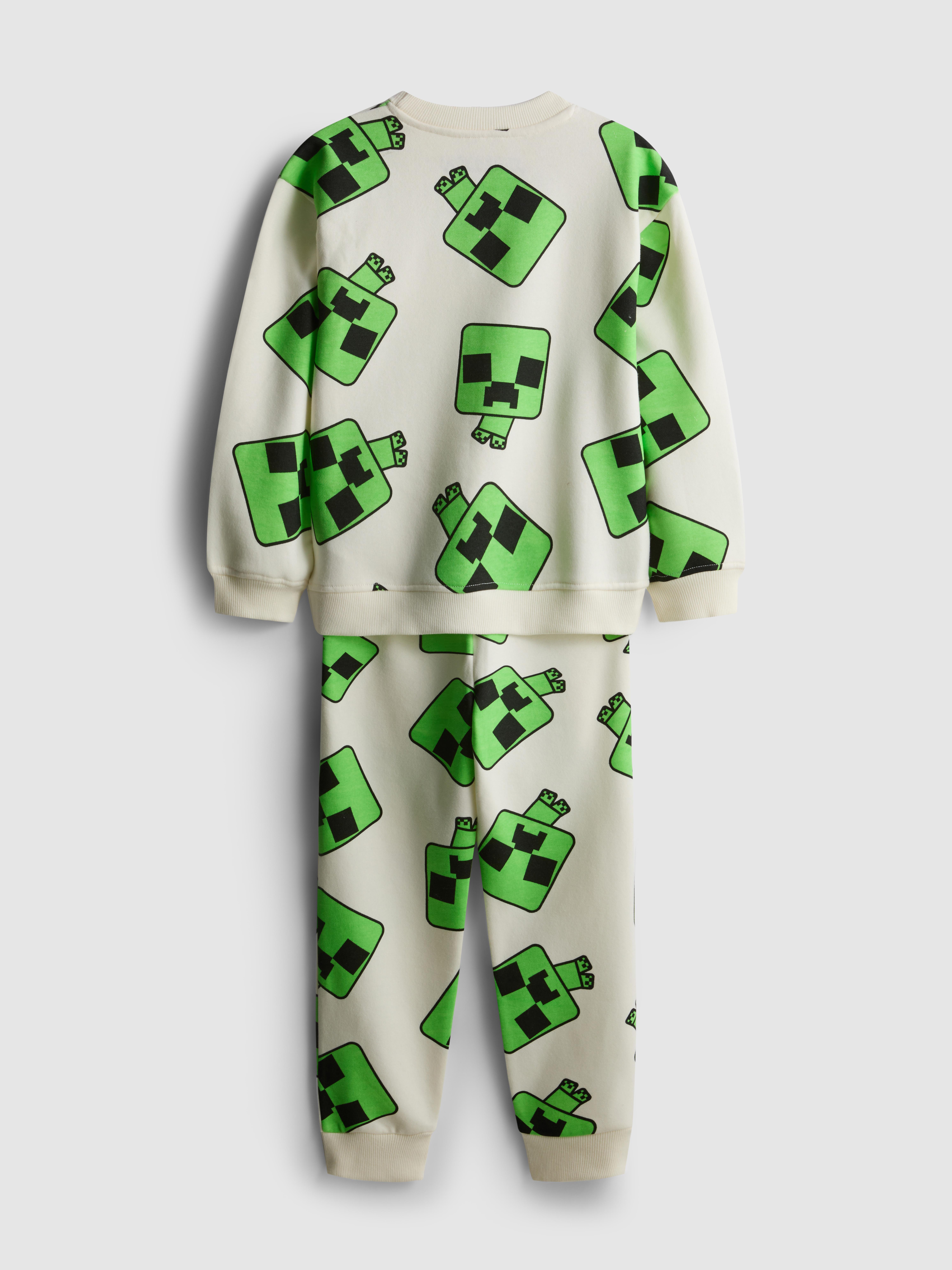 Boys Ivory 4-9yrs | Minecraft Sweatshirt and Joggers Set