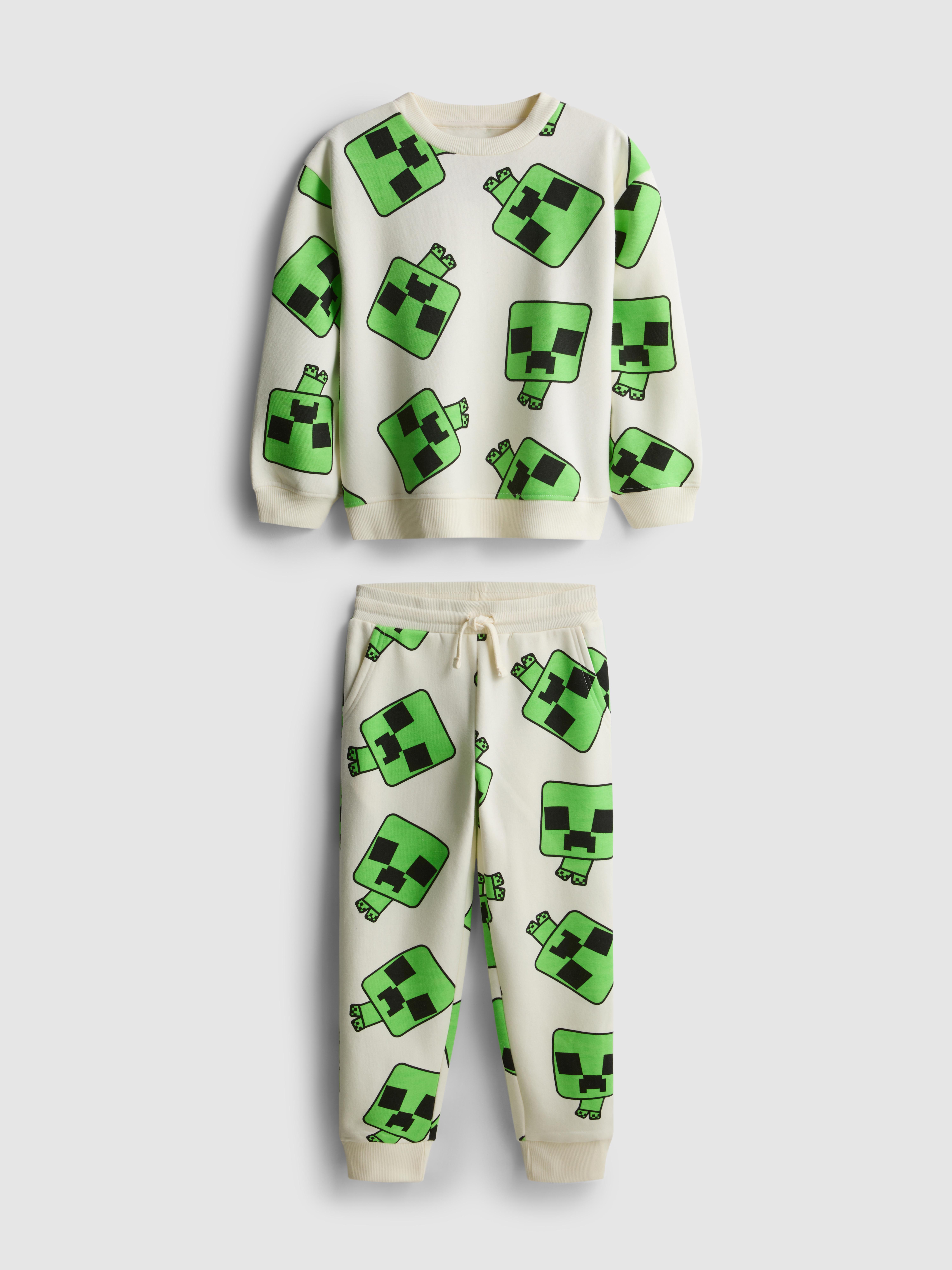 Boys Ivory 4-9yrs | Minecraft Sweatshirt and Joggers Set