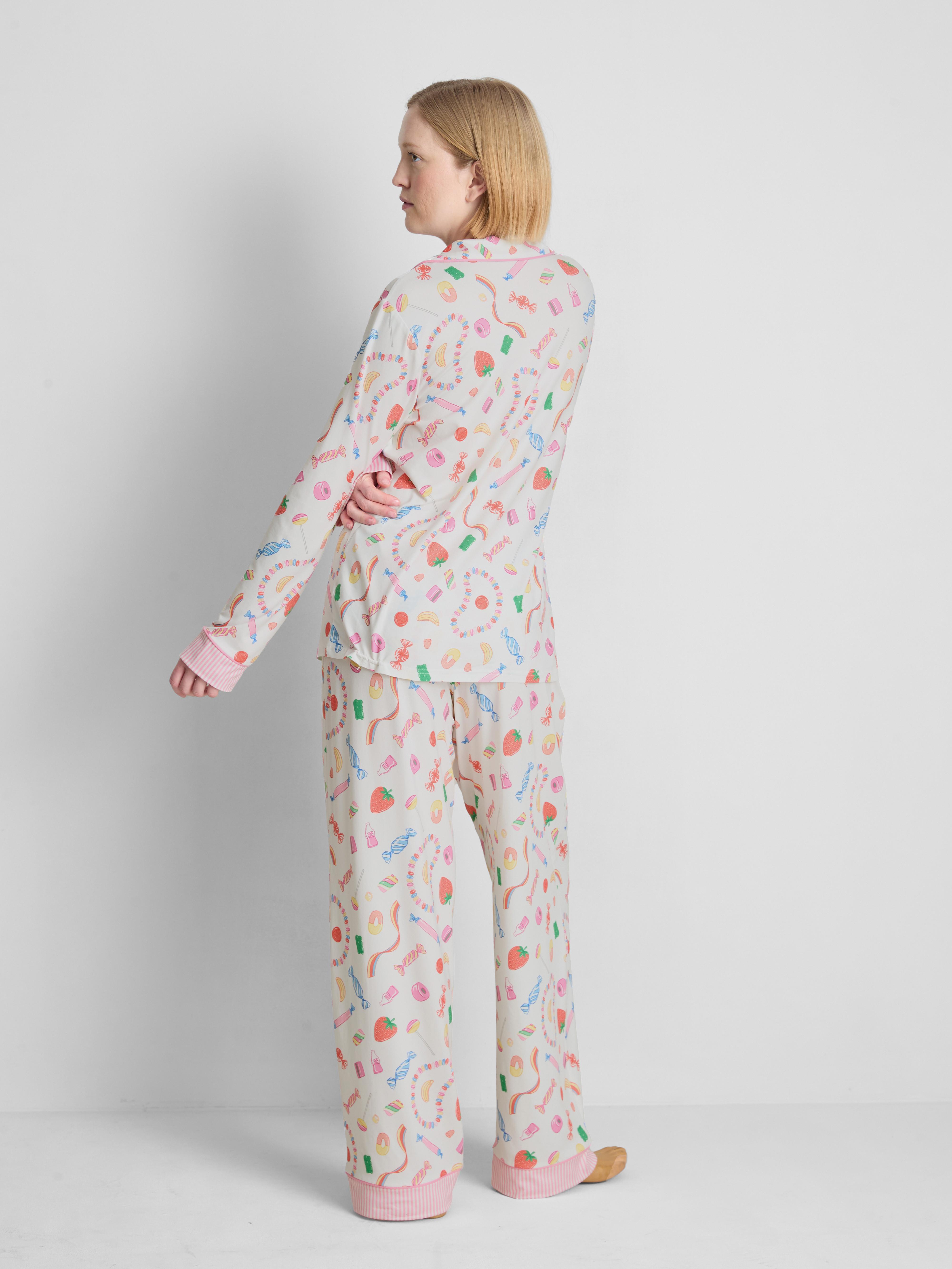 Sweet Treat Printed Boyfriend Pajamas