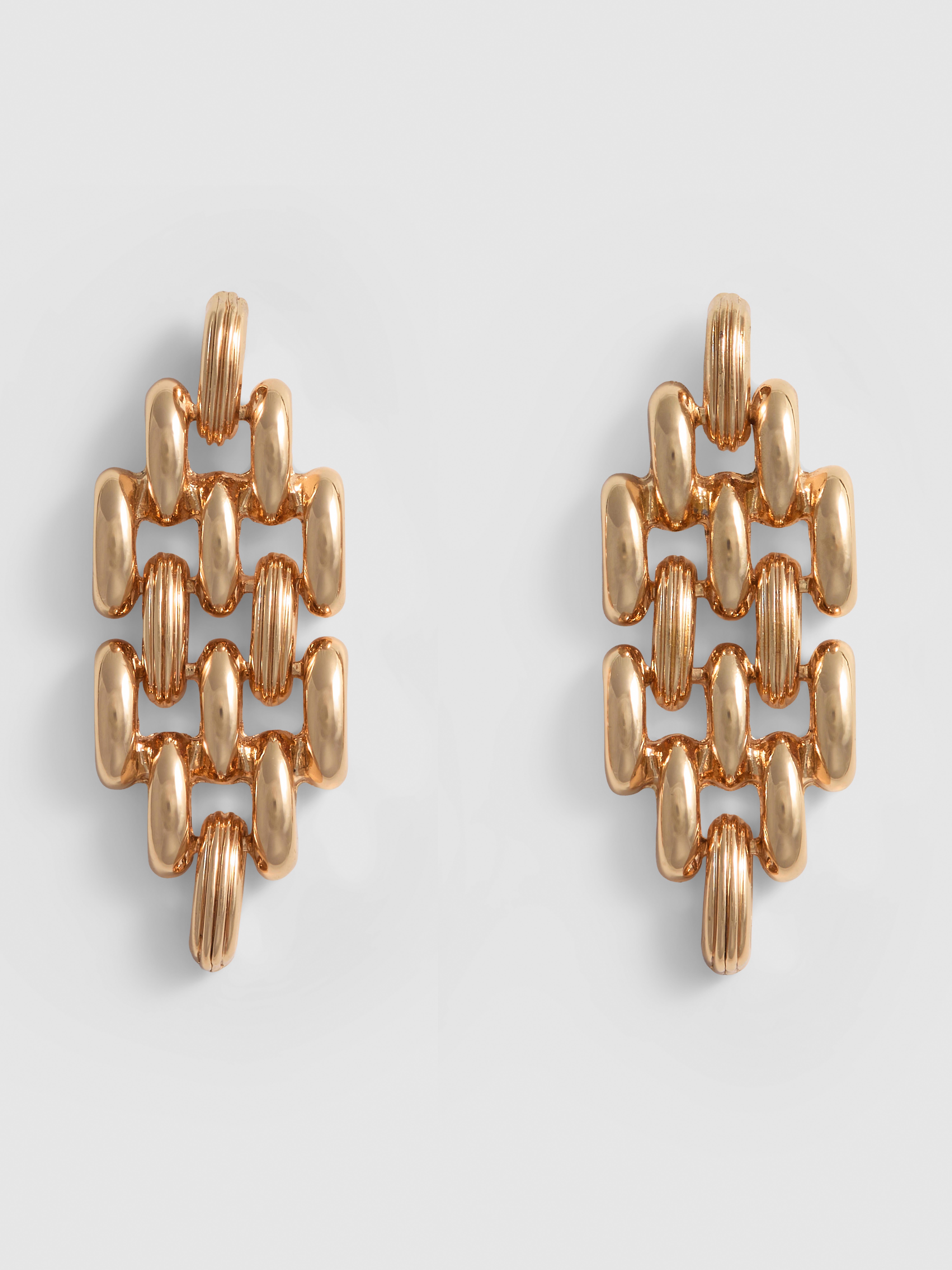 Pendants d'oreilles texturés