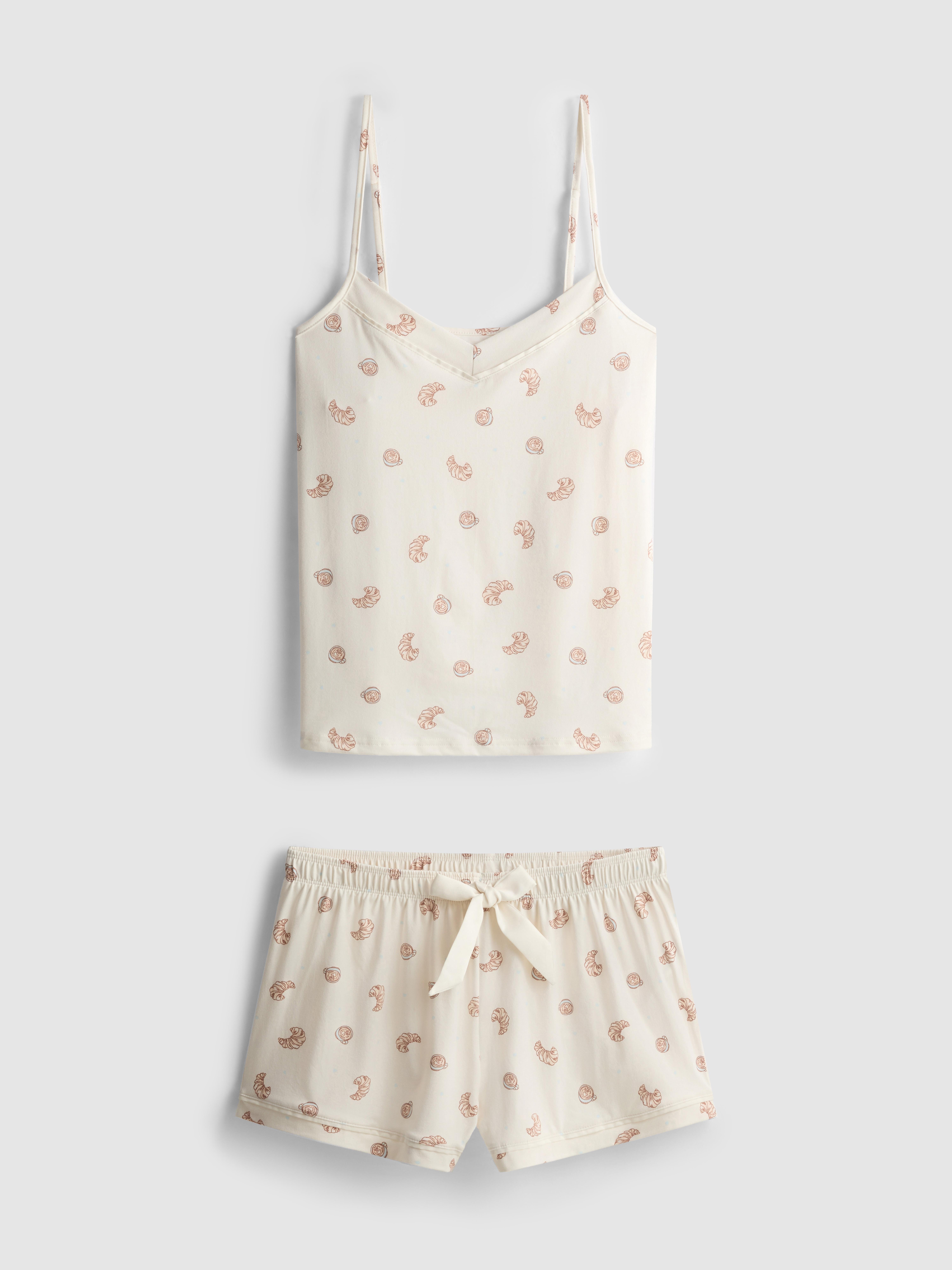 Pigiama corto stampato