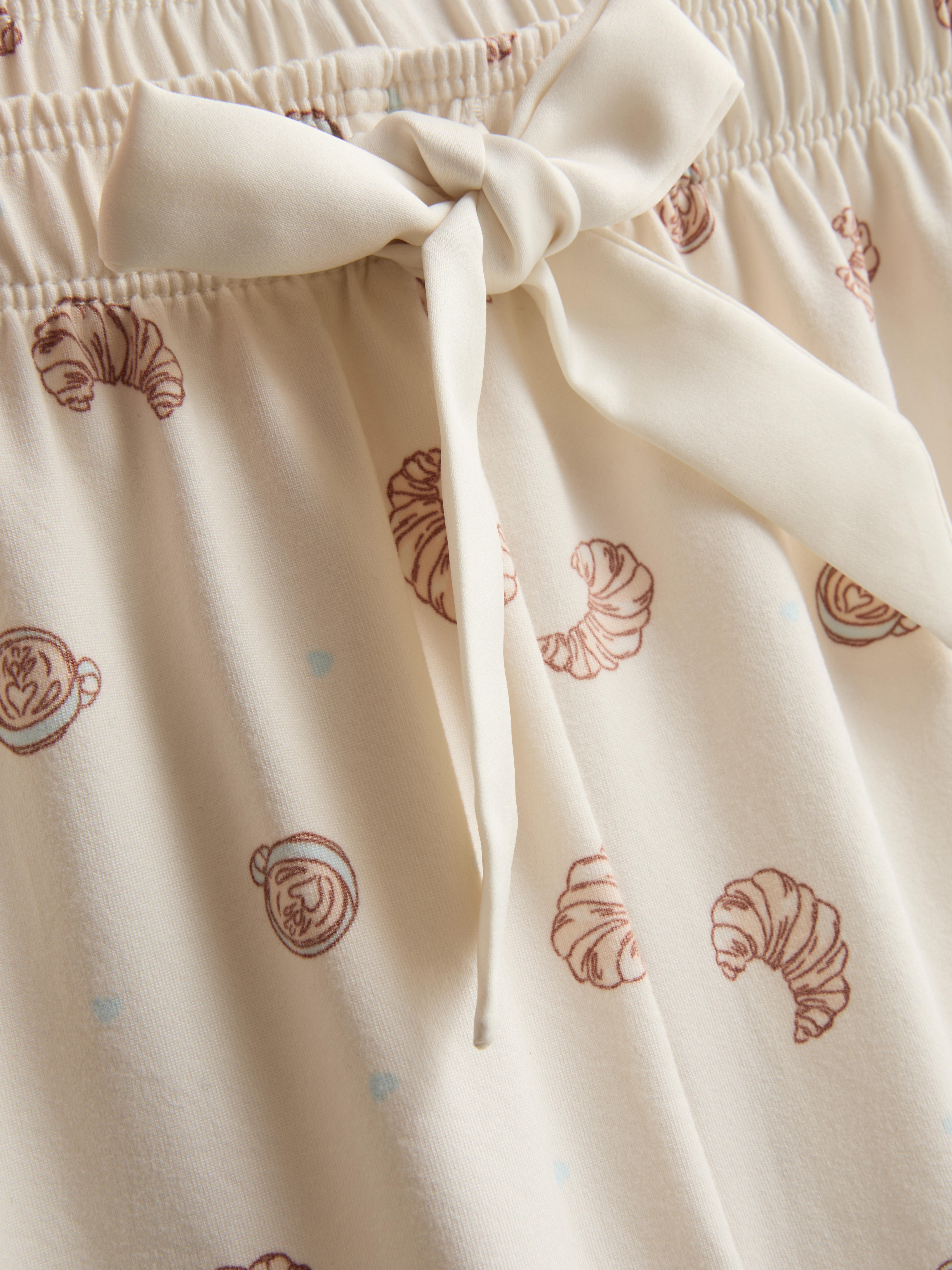 Pigiama corto stampato