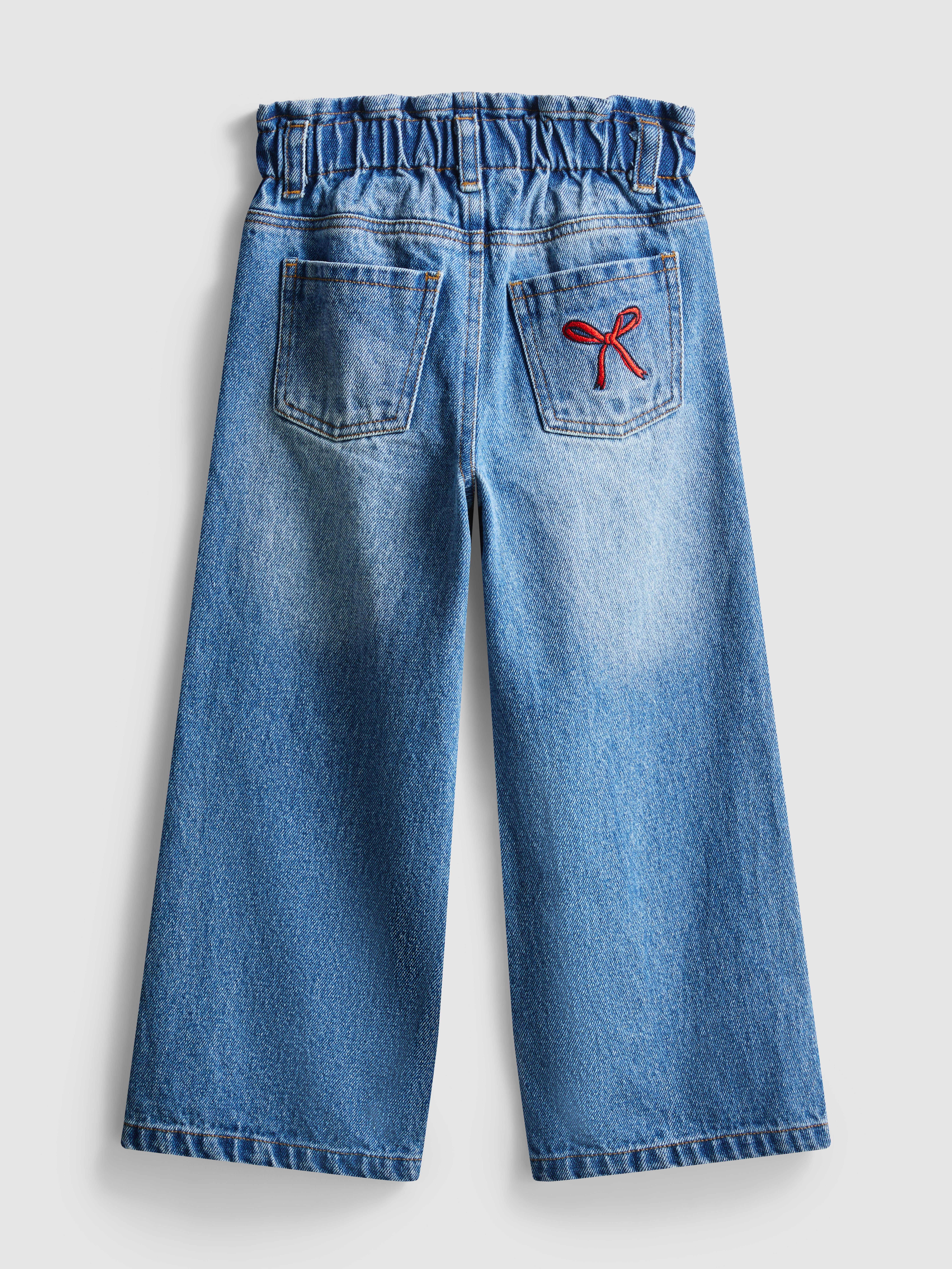 Girls Light Blue 1.5-8yrs | Disney’s The Aristocats Marie Embroidered Jeans