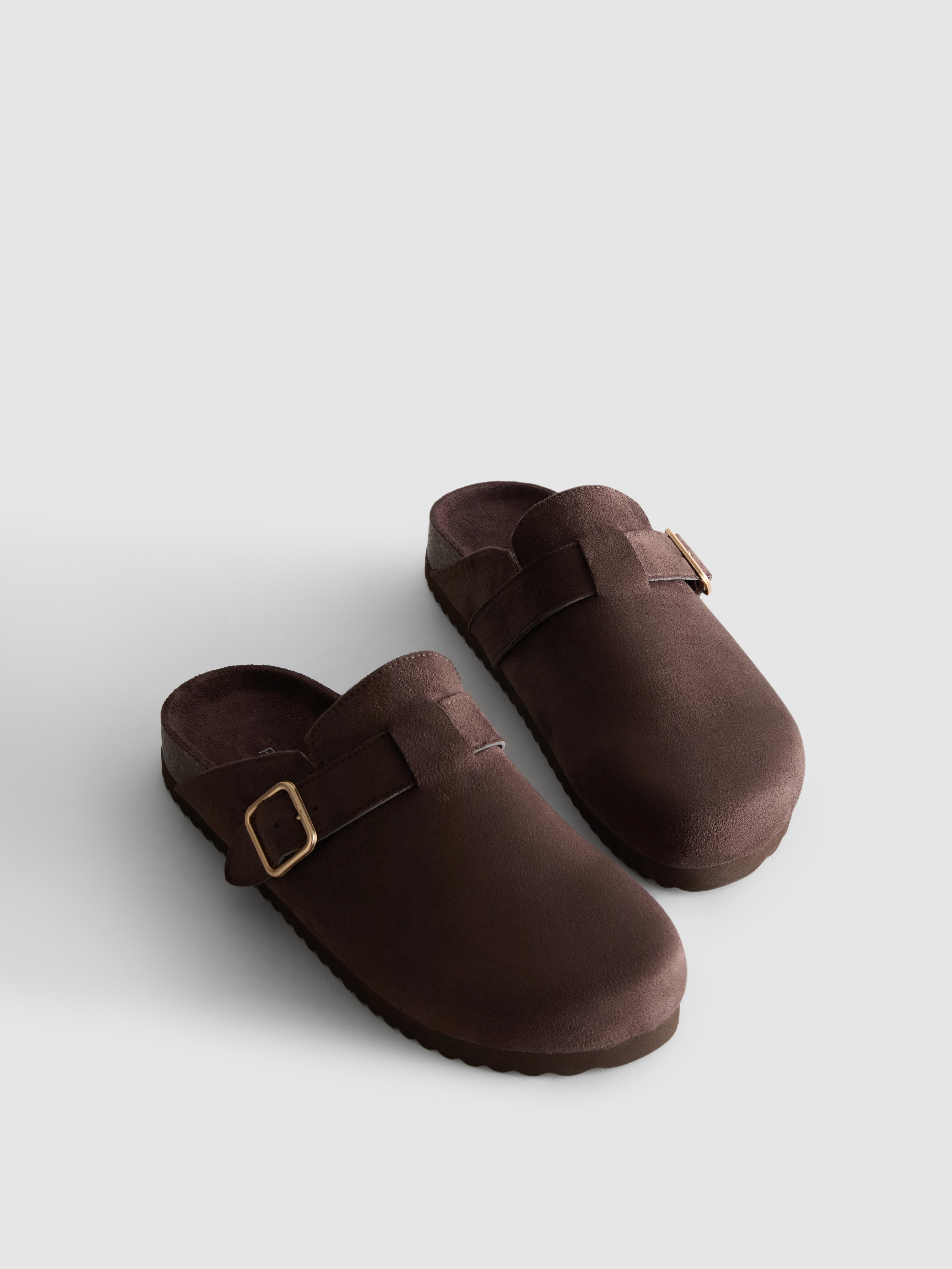 Buckle Mule Clogs