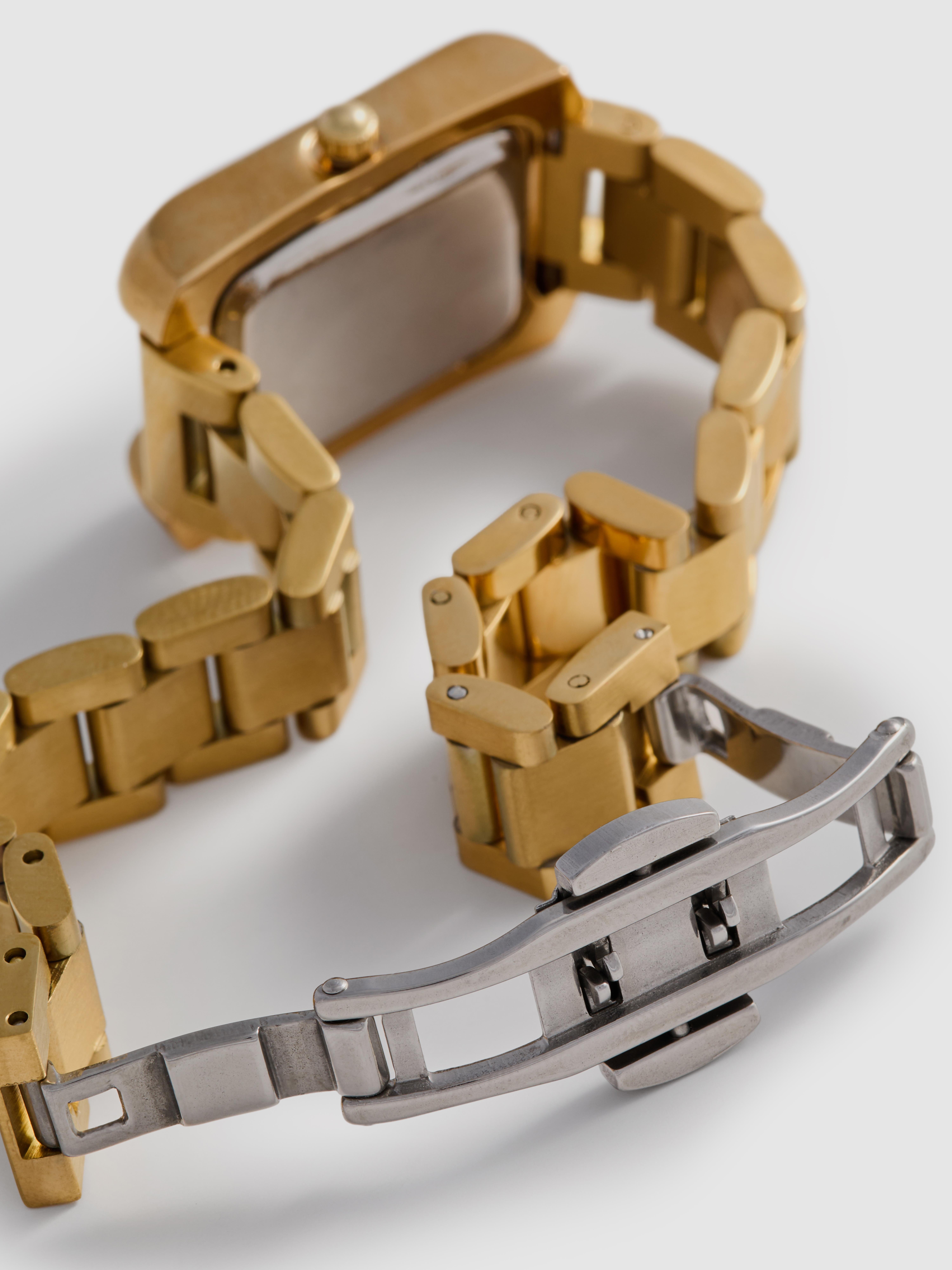 Armbanduhr mit Gliederarmband