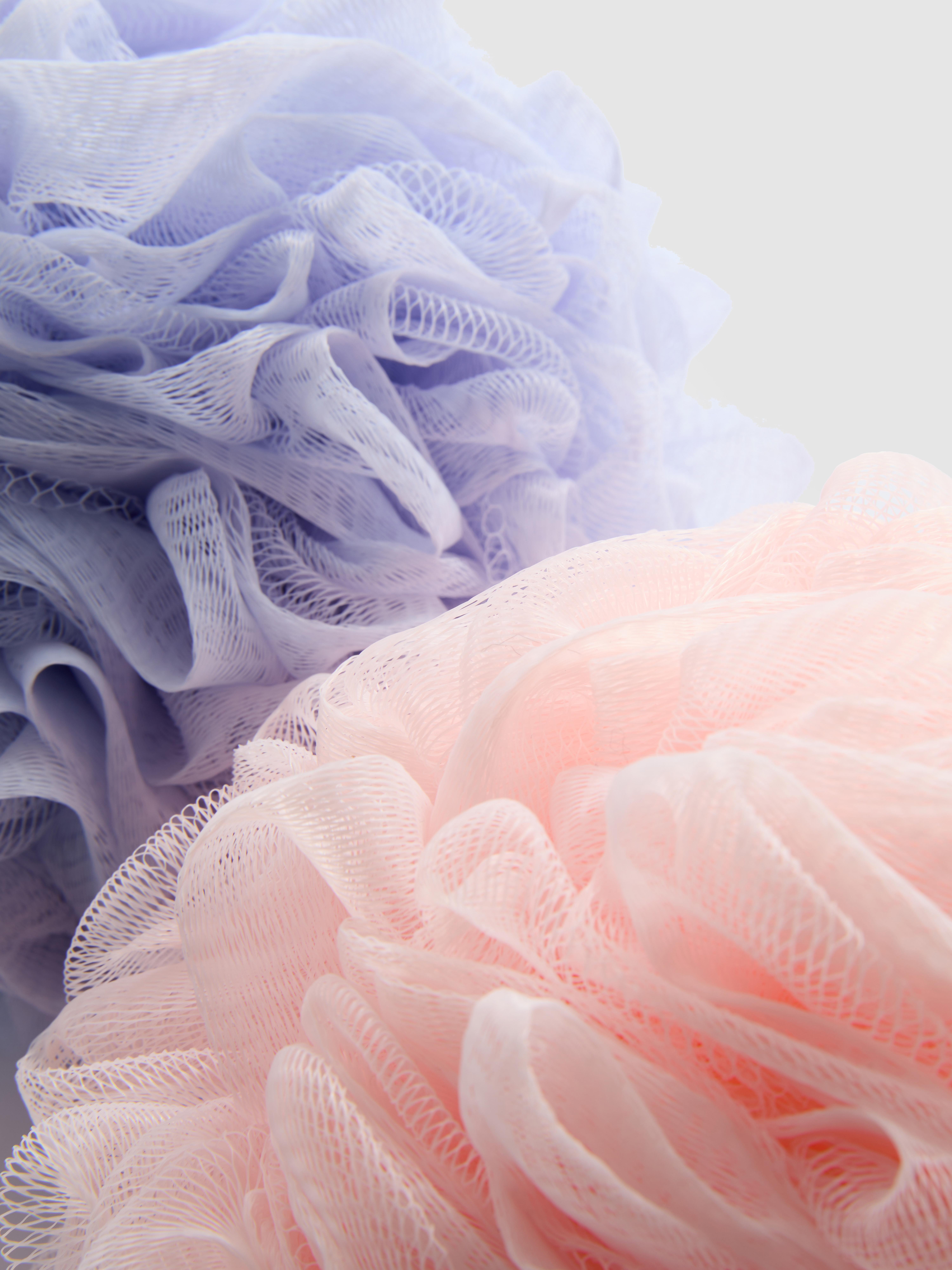 2pk Extra Large Shower Puffs