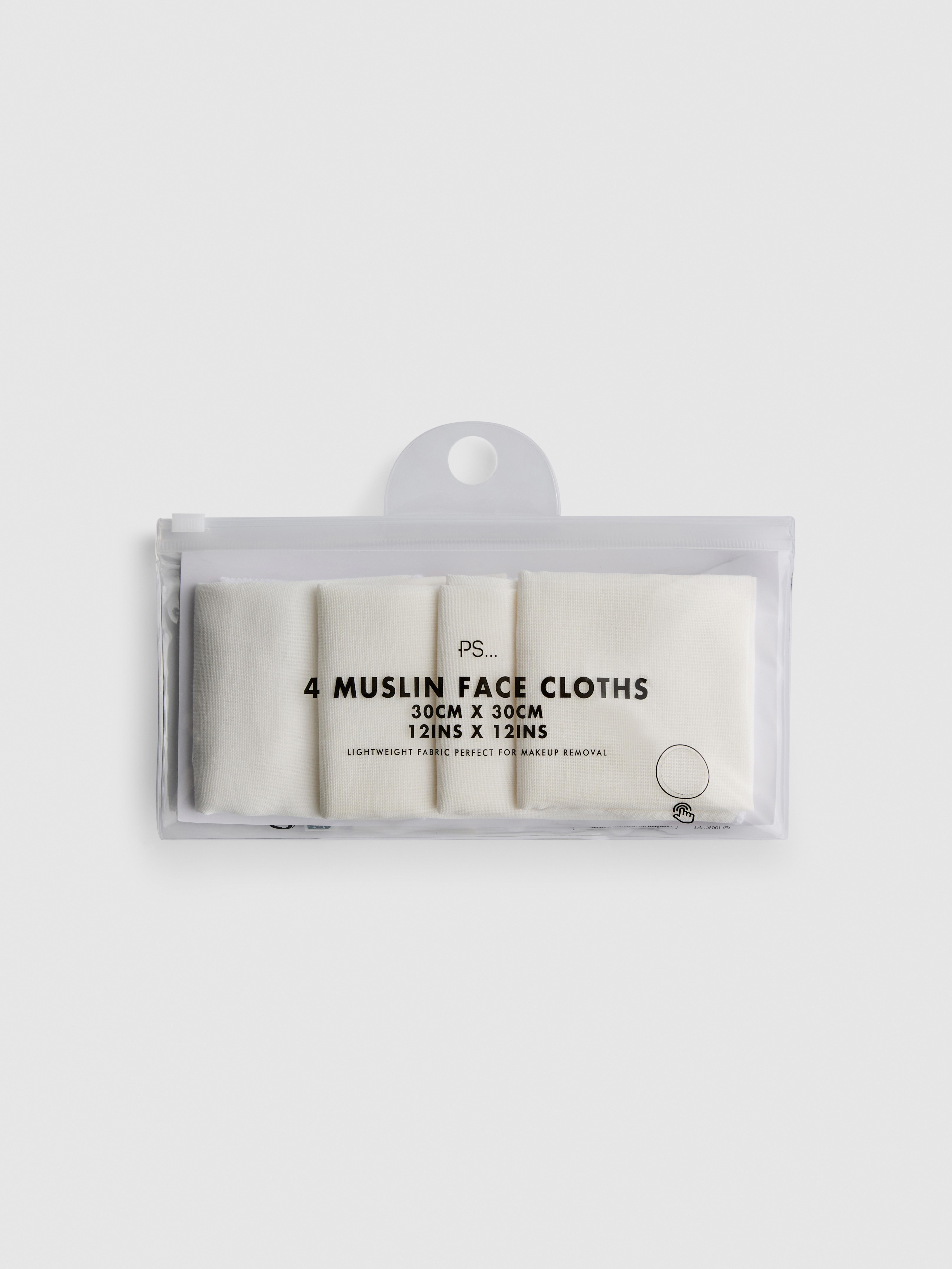 4pk PS... Muslin Face Cloths