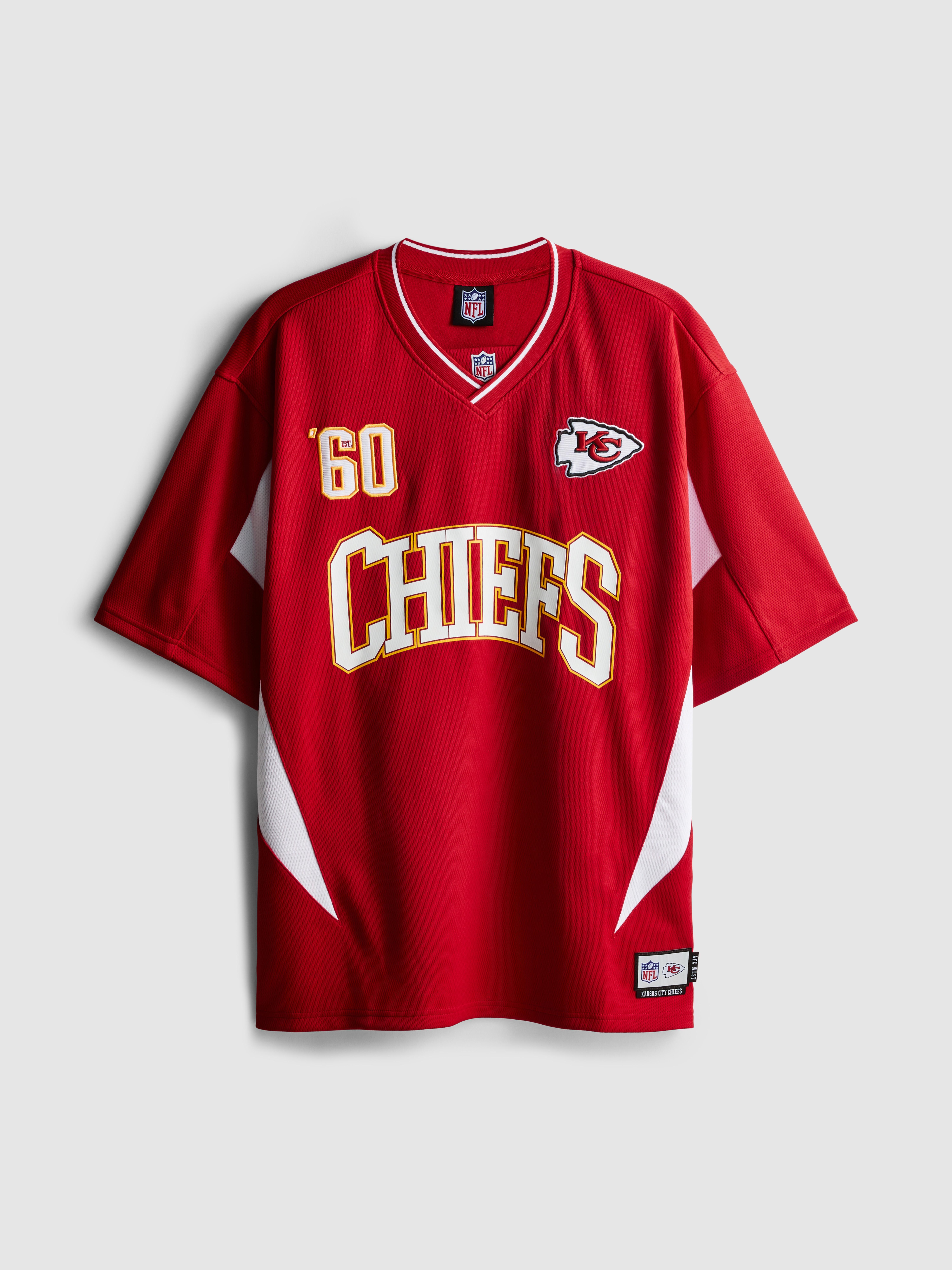 T-shirt à col en V NFL Kansas City Chiefs