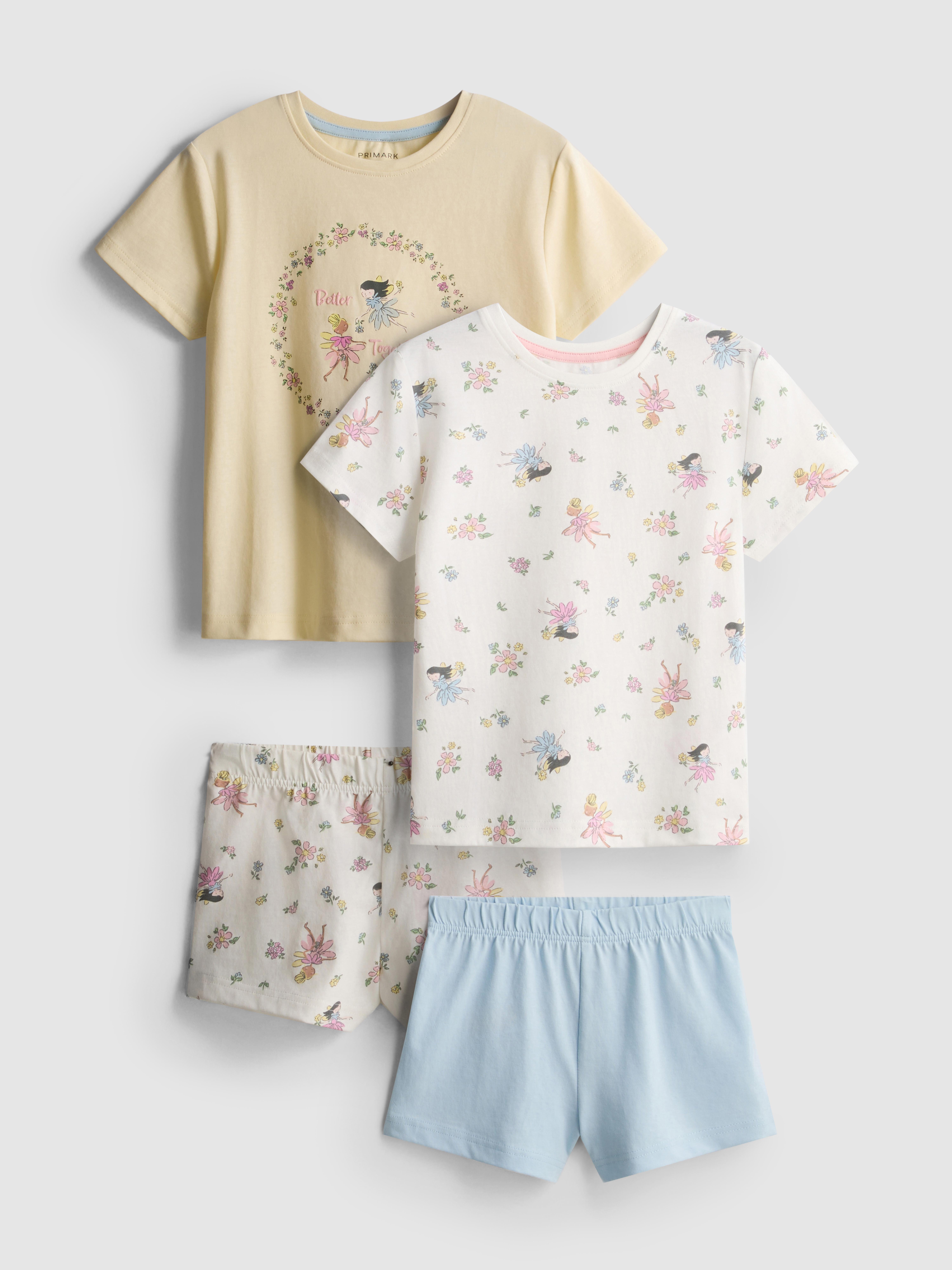 7-15yrs | 2pk Fairy Graphic Short Pyjamas