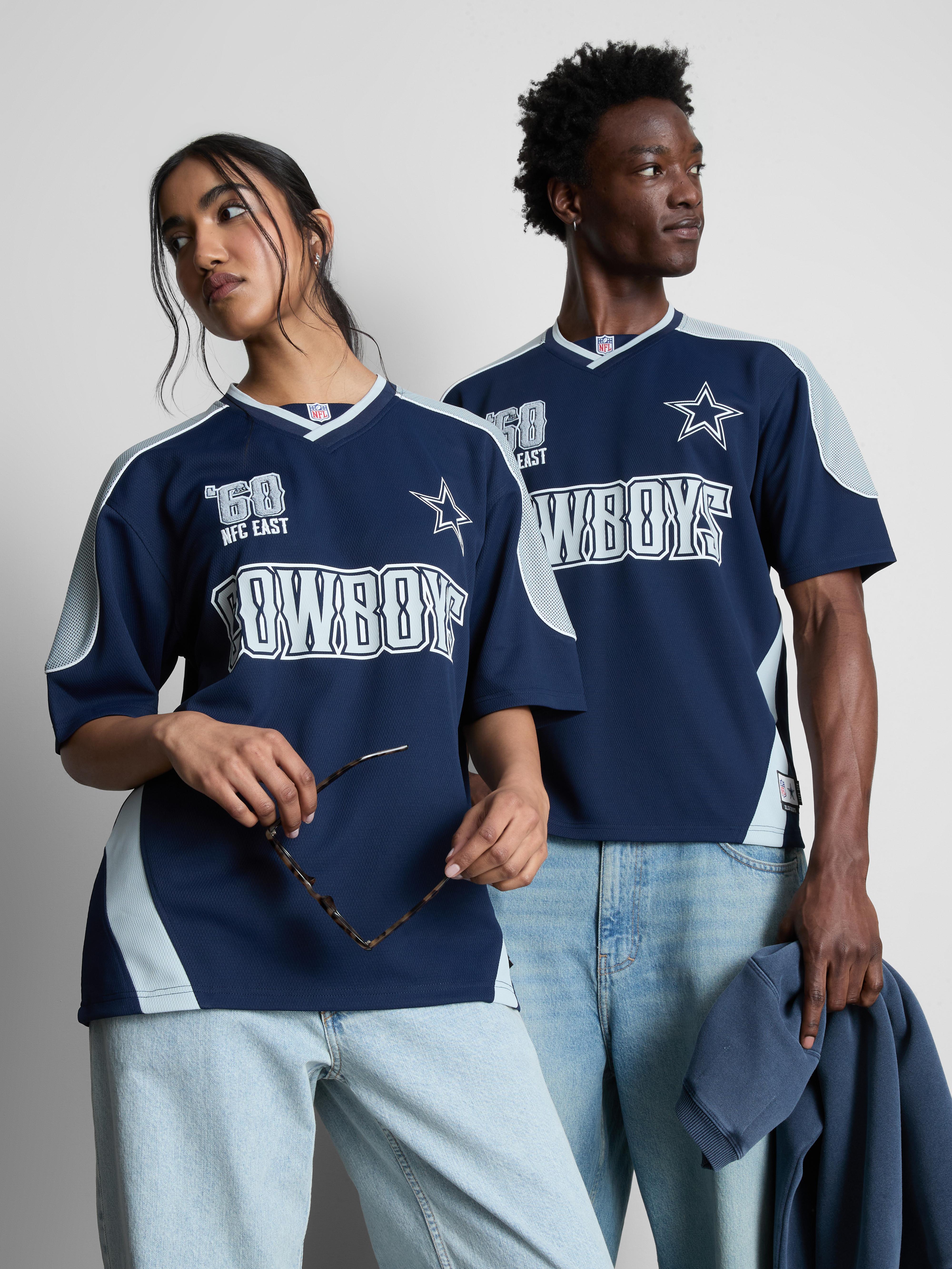 Men's Navy NFL Dallas Cowboys V-Neck T-Shirt