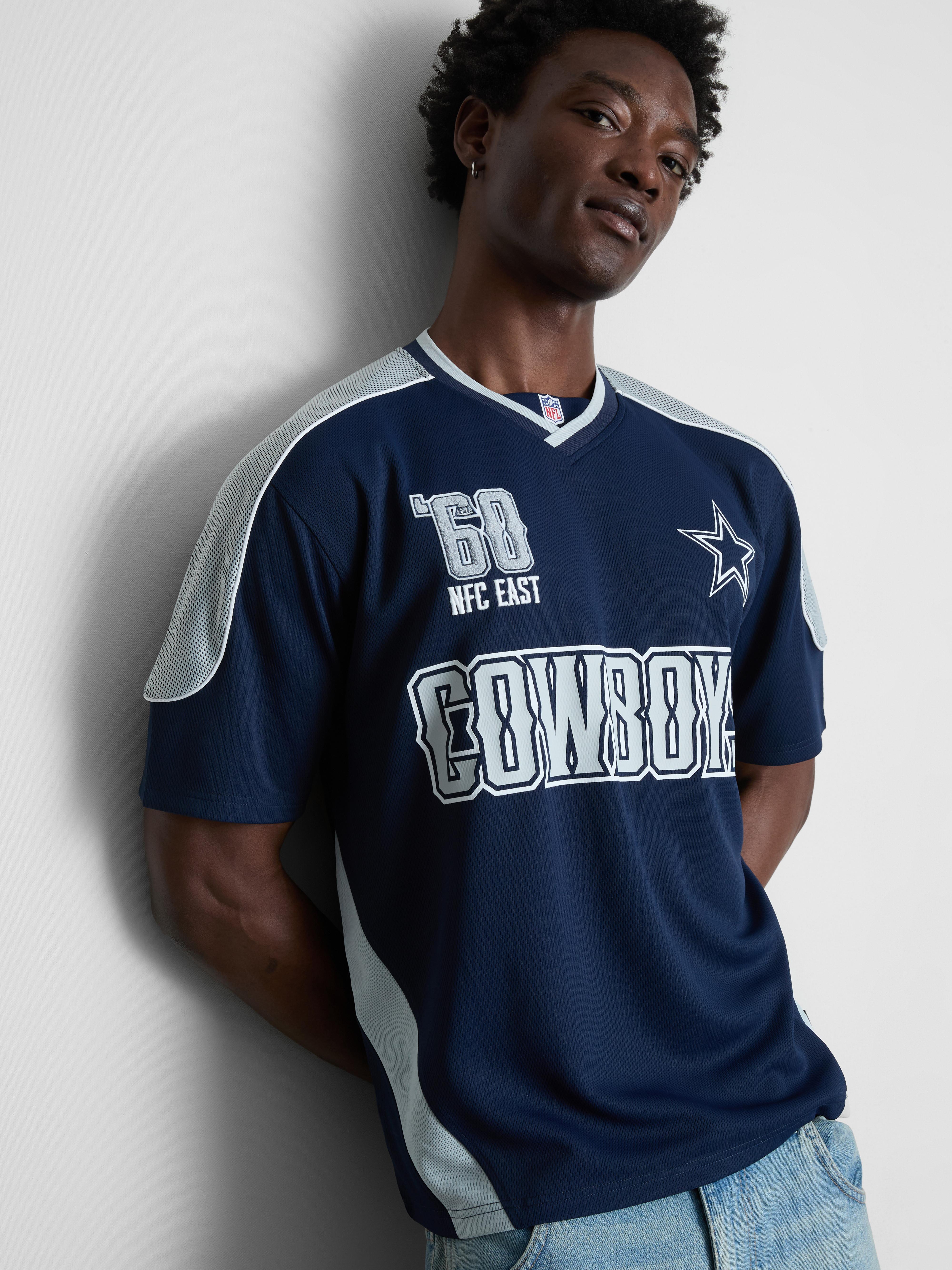 Men's Navy NFL Dallas Cowboys V-Neck T-Shirt