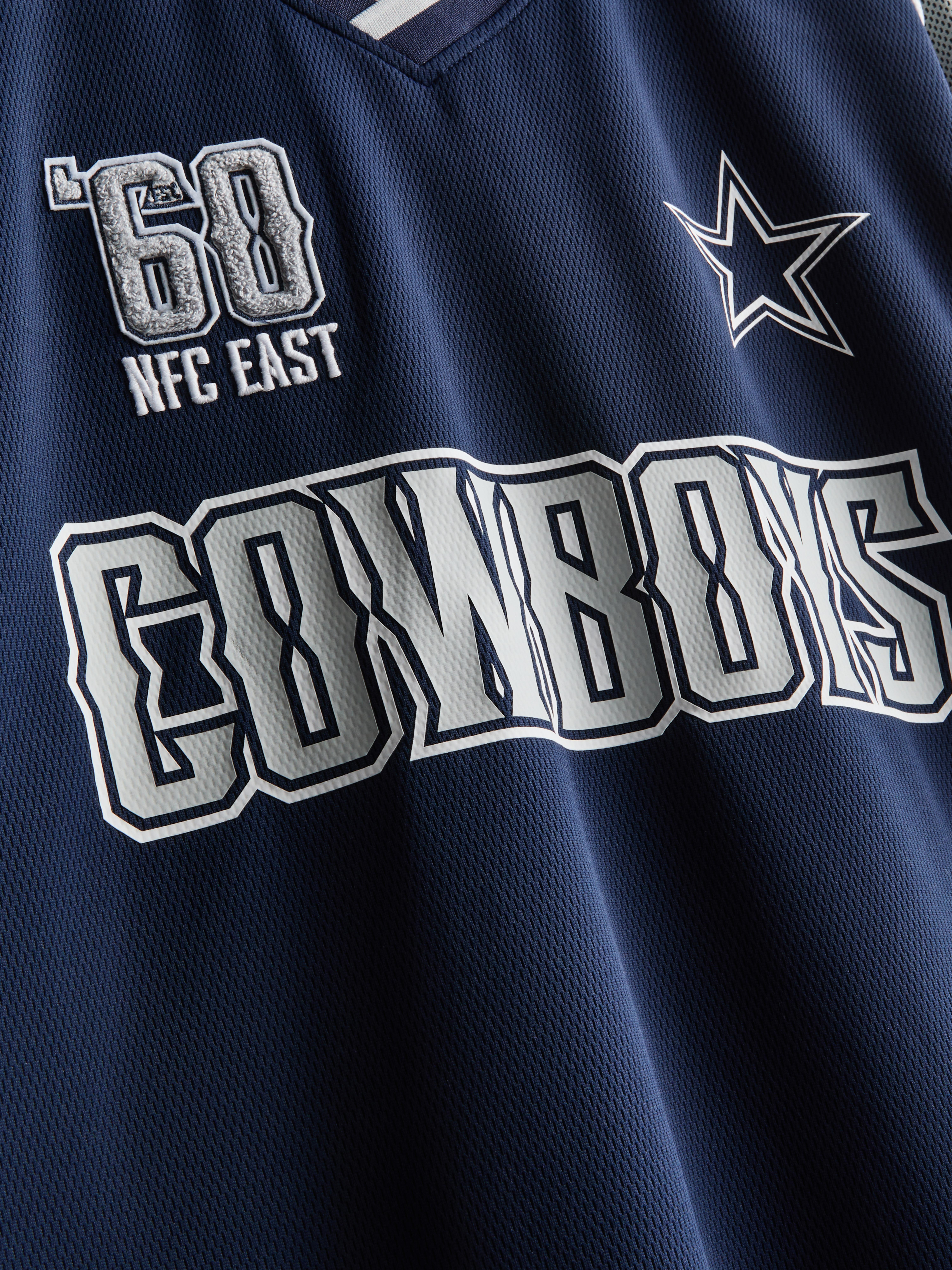 Men's Navy NFL Dallas Cowboys V-Neck T-Shirt