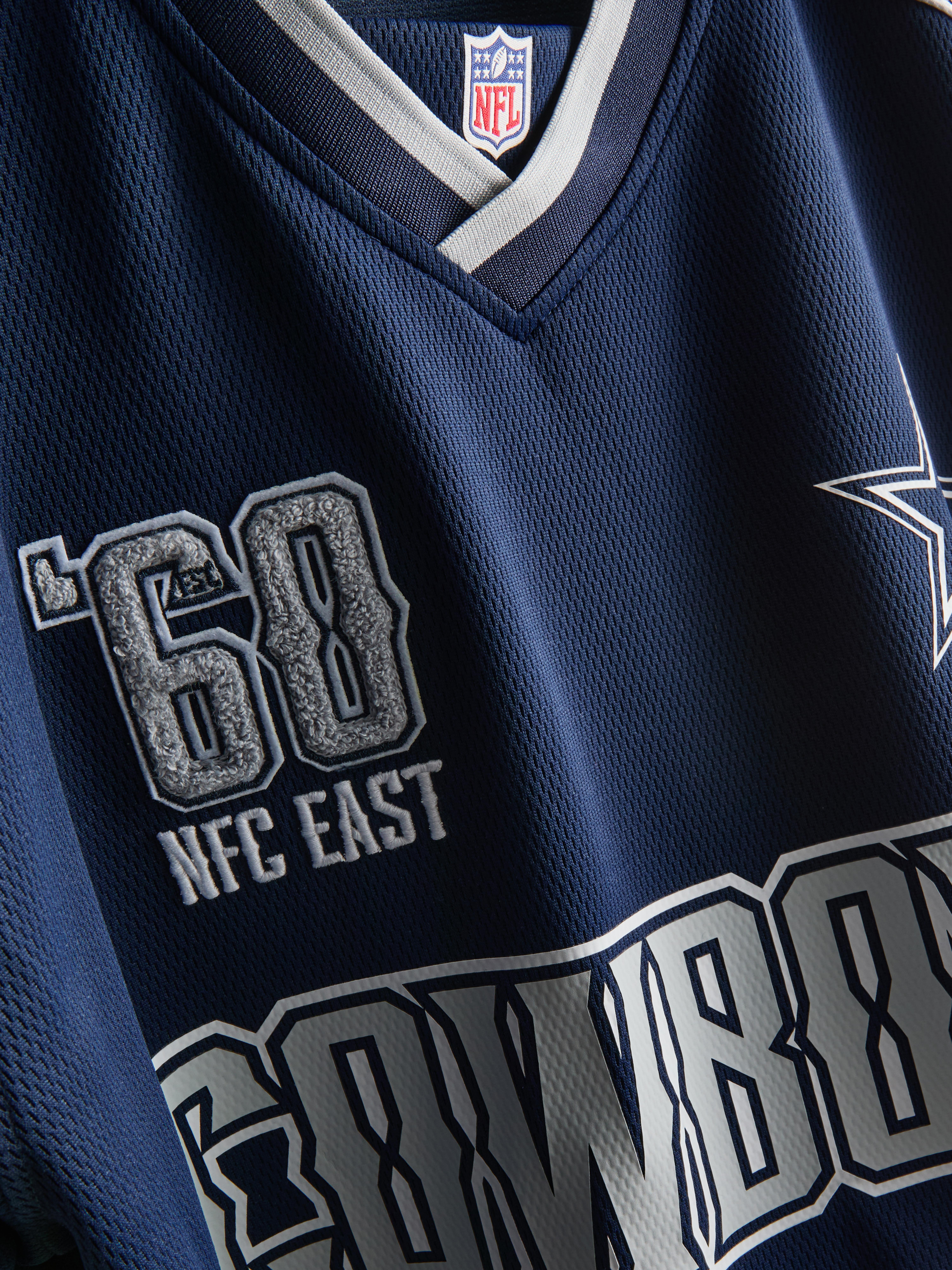 Men's Navy NFL Dallas Cowboys V-Neck T-Shirt