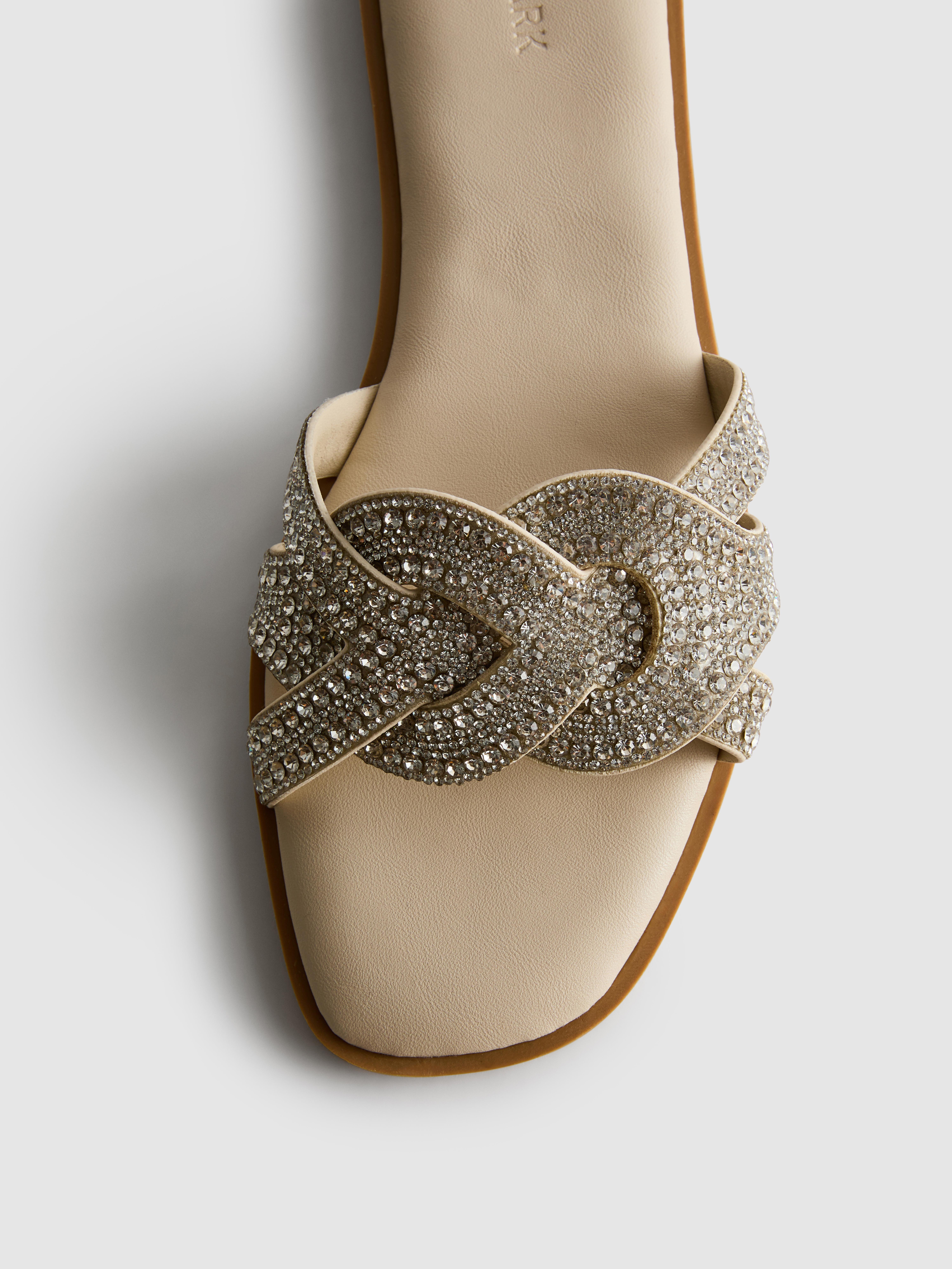 Mules à strass