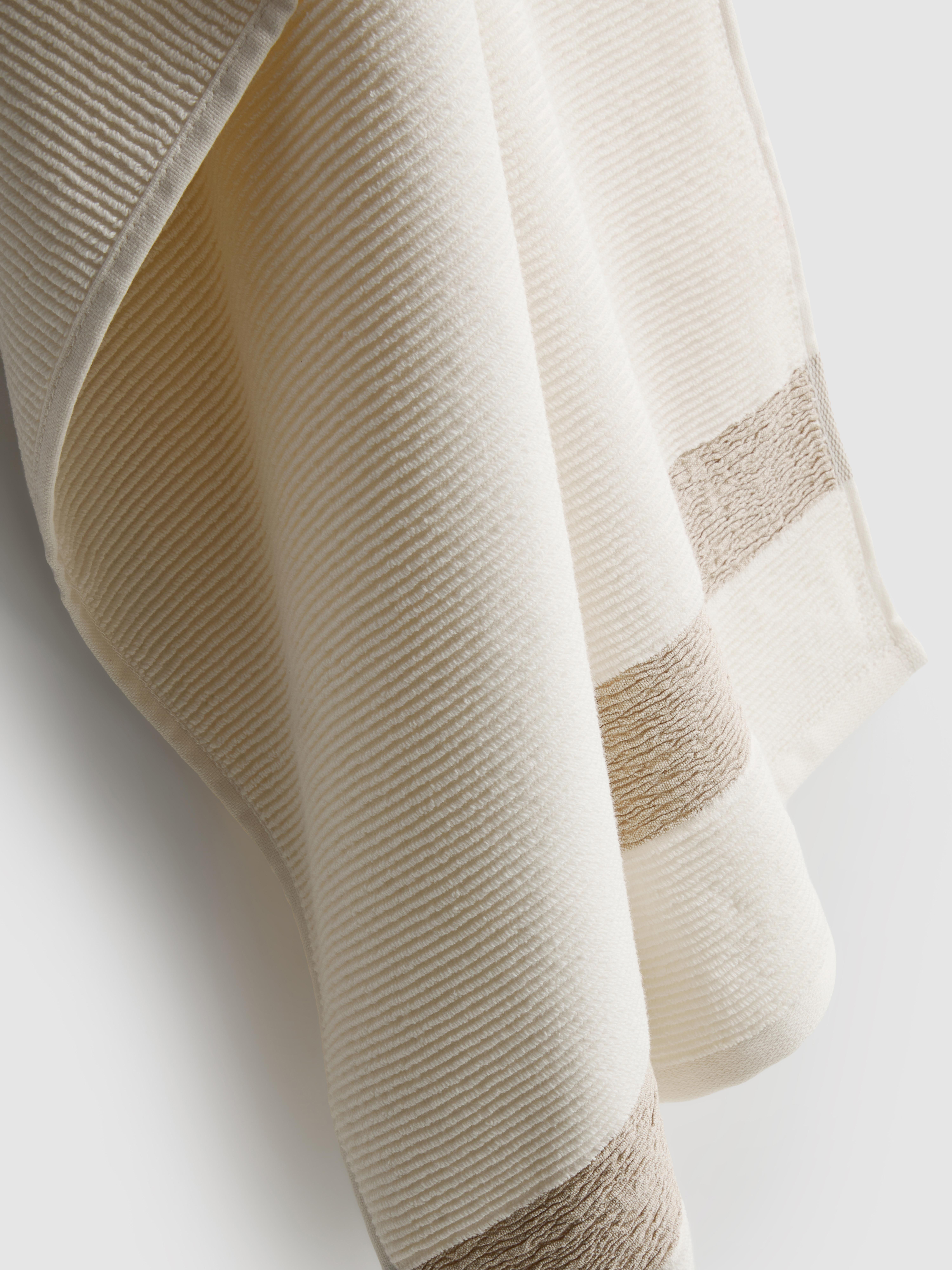 Toalla de baño acanalada